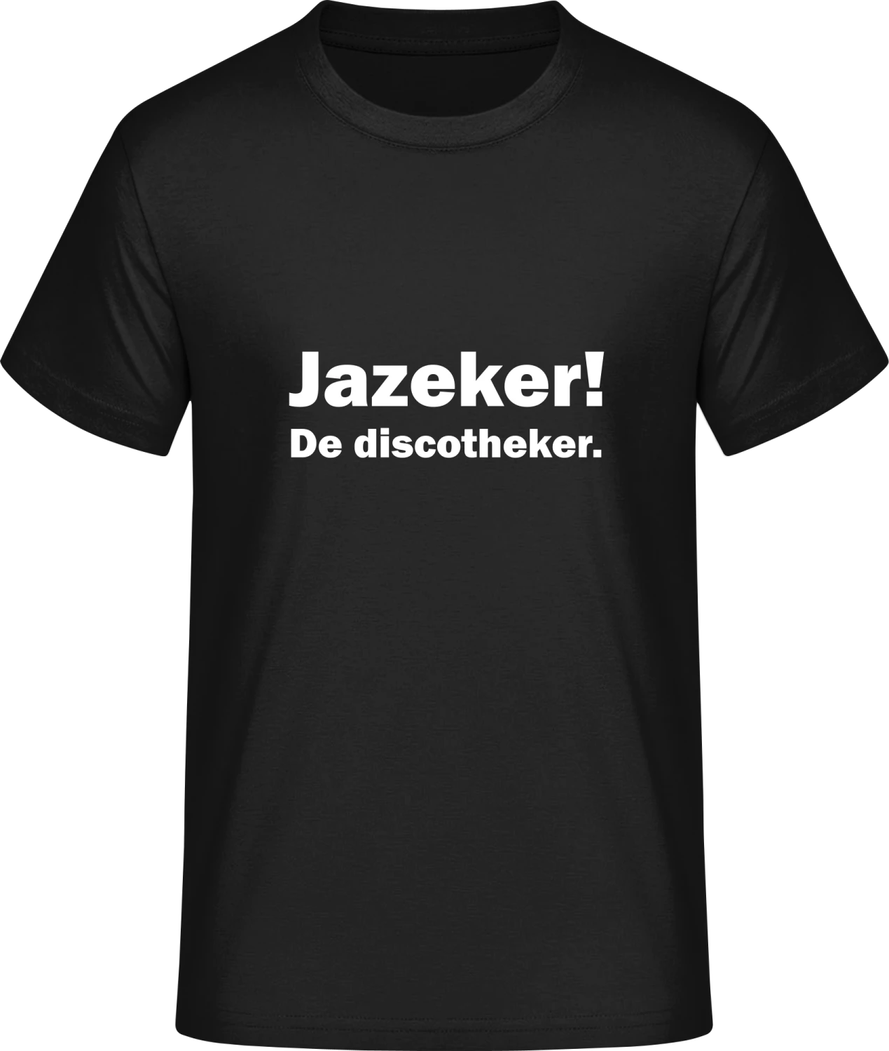 Jazeker de discotheker - Front_Schwarz