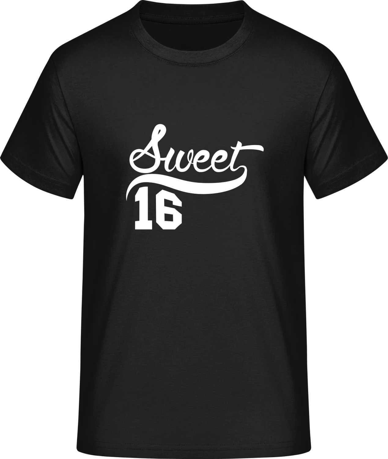 Sweet Sixteen 16 - Front_Schwarz