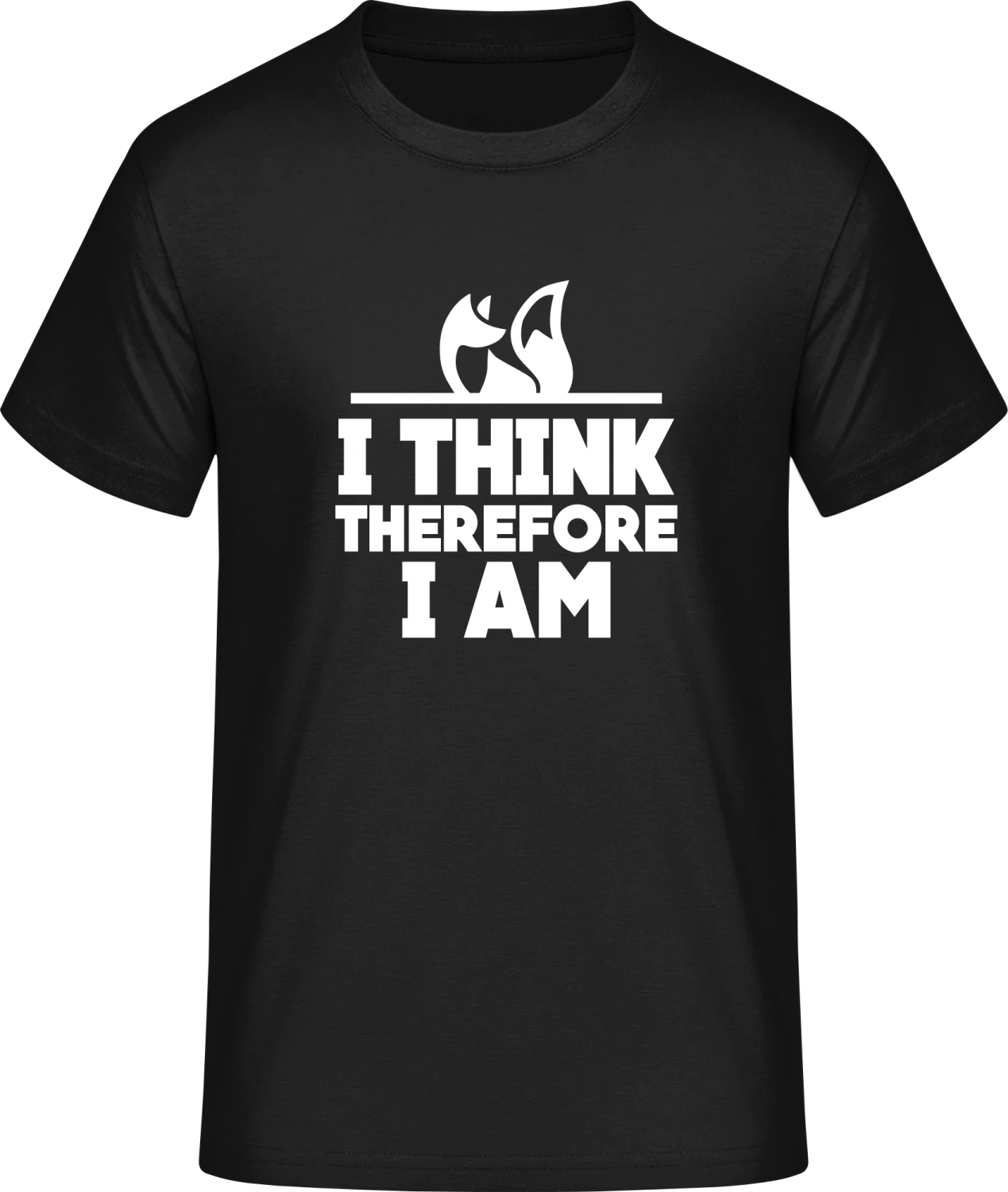 I Think Therefore I Am - Front_Schwarz