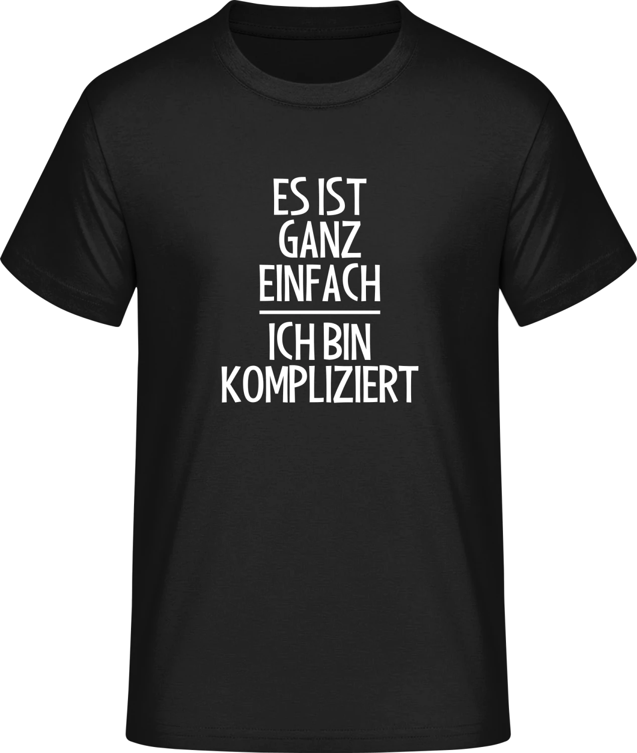 Es ist ganz einfach Ich bin kompliziert - Front_Schwarz