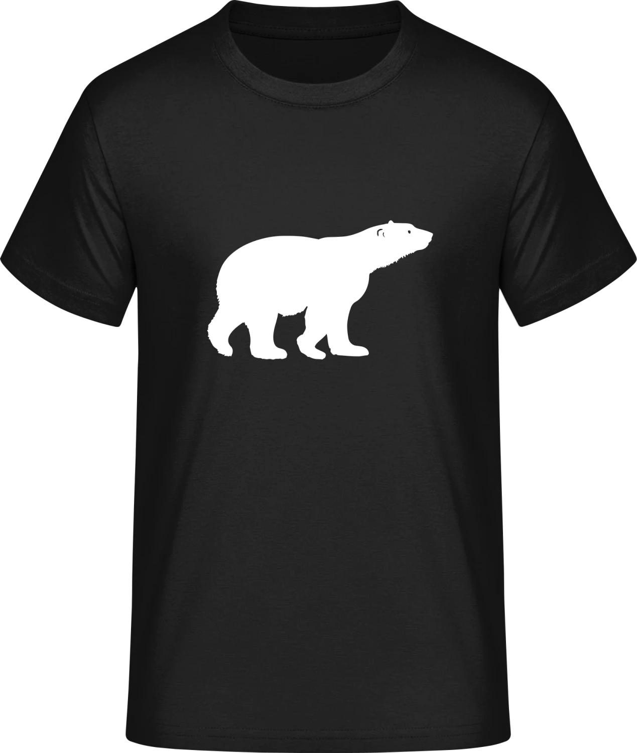 Ice Bear Silhouette - Front_Schwarz