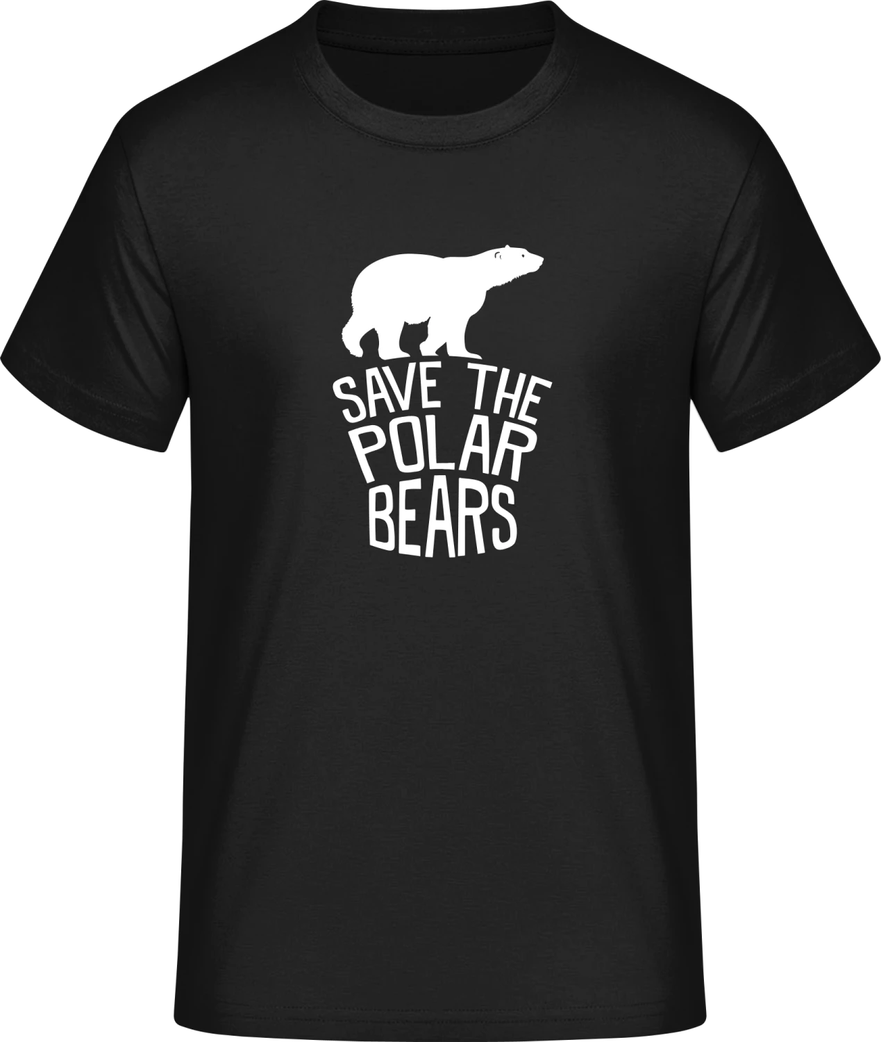 Save The Polar Bears - Front_Schwarz