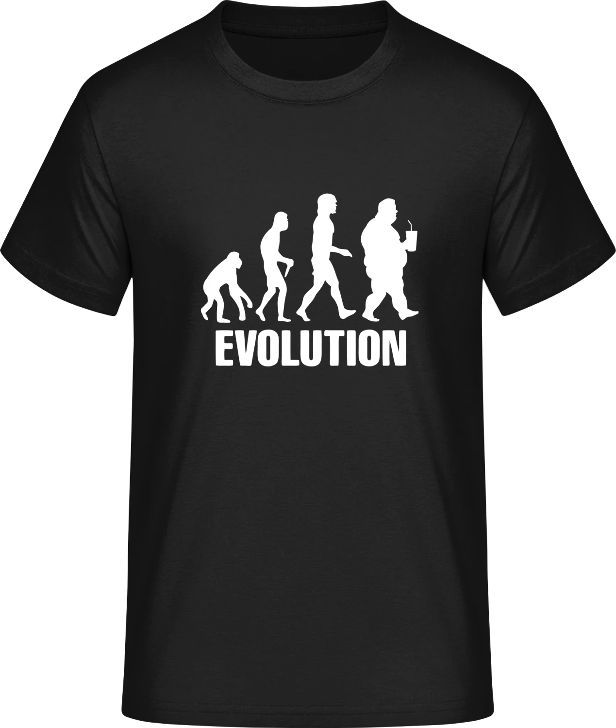 Man Evolution - Front_Schwarz