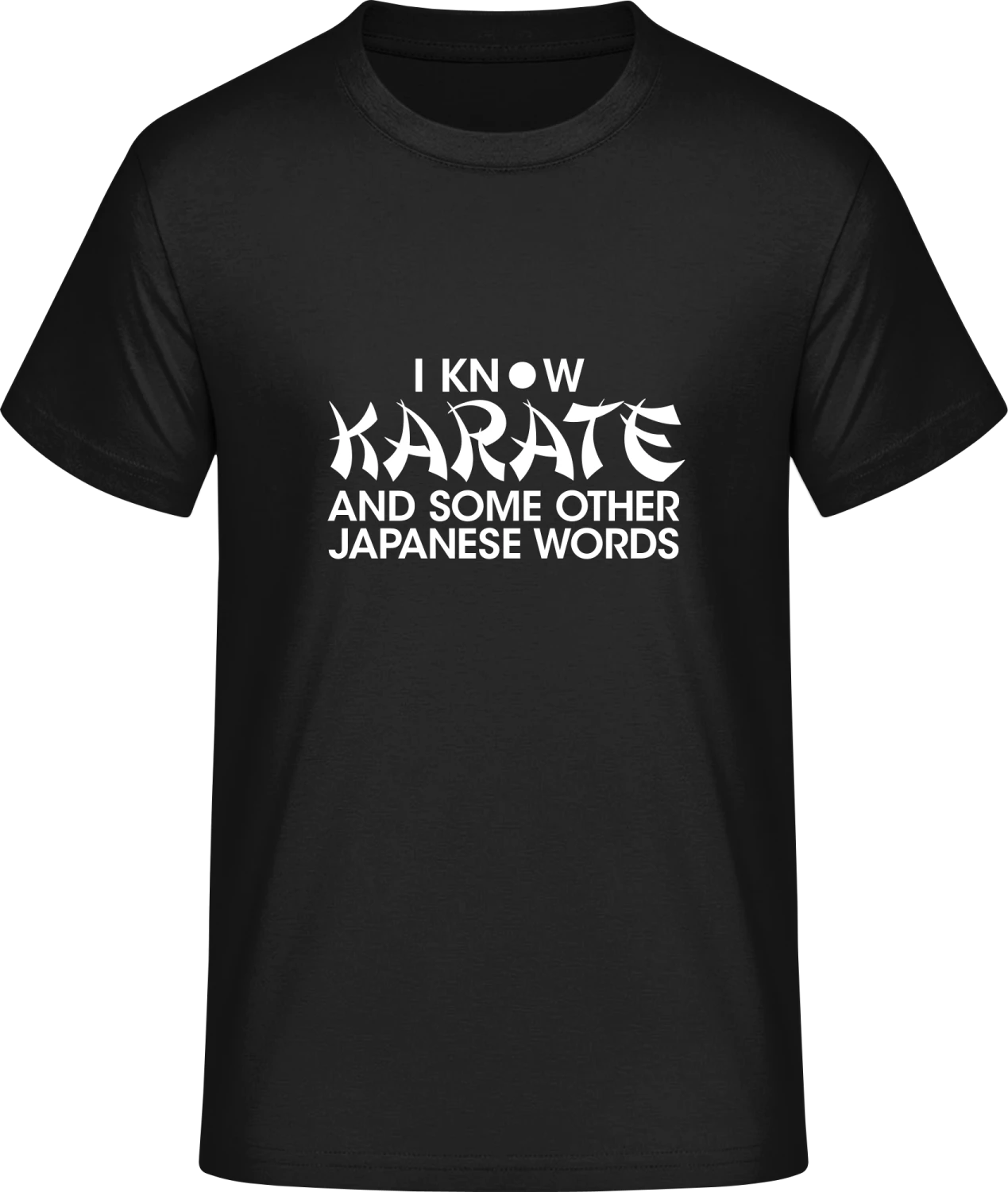 I Know Karate And Some Other Ja - Front_Schwarz