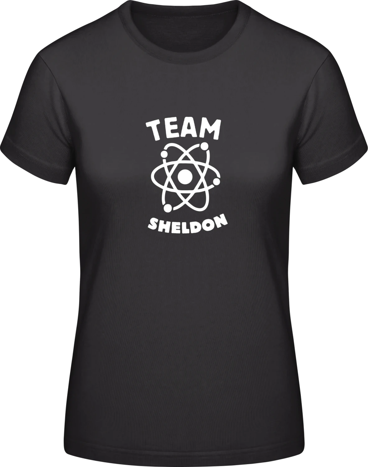 Team Sheldon - Black #E190 women T-Shirt - Front