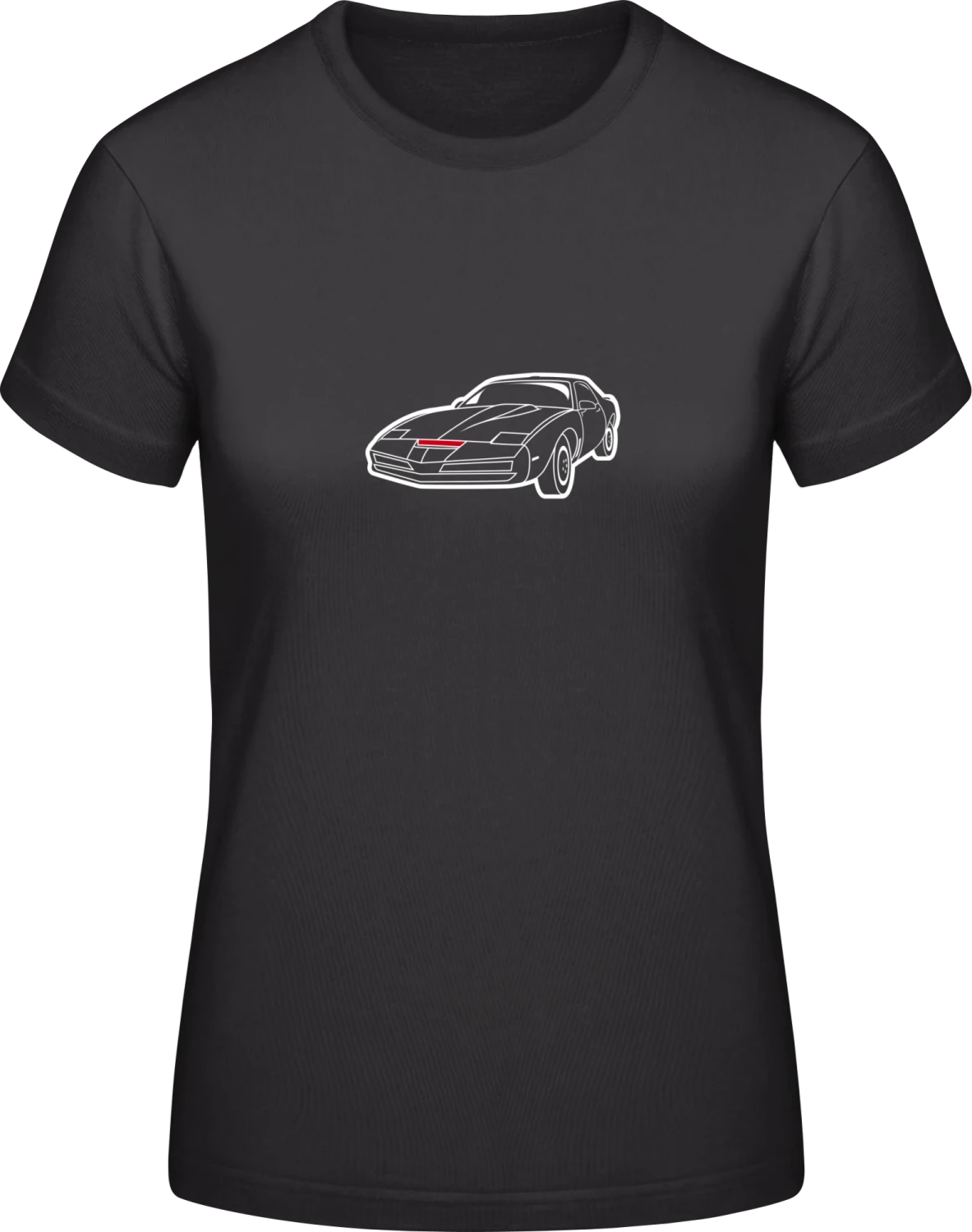 KITT - Black #E190 women T-Shirt - Front