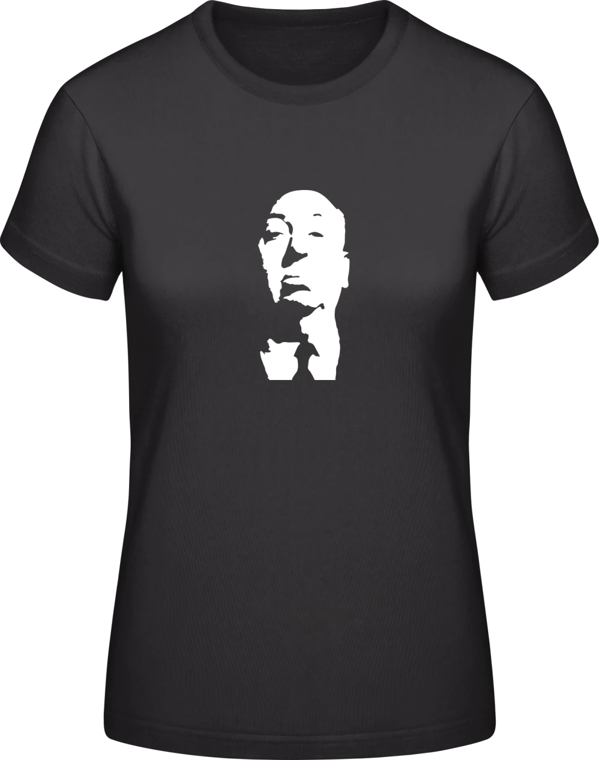 Hitchcock - Black #E190 women T-Shirt - Front