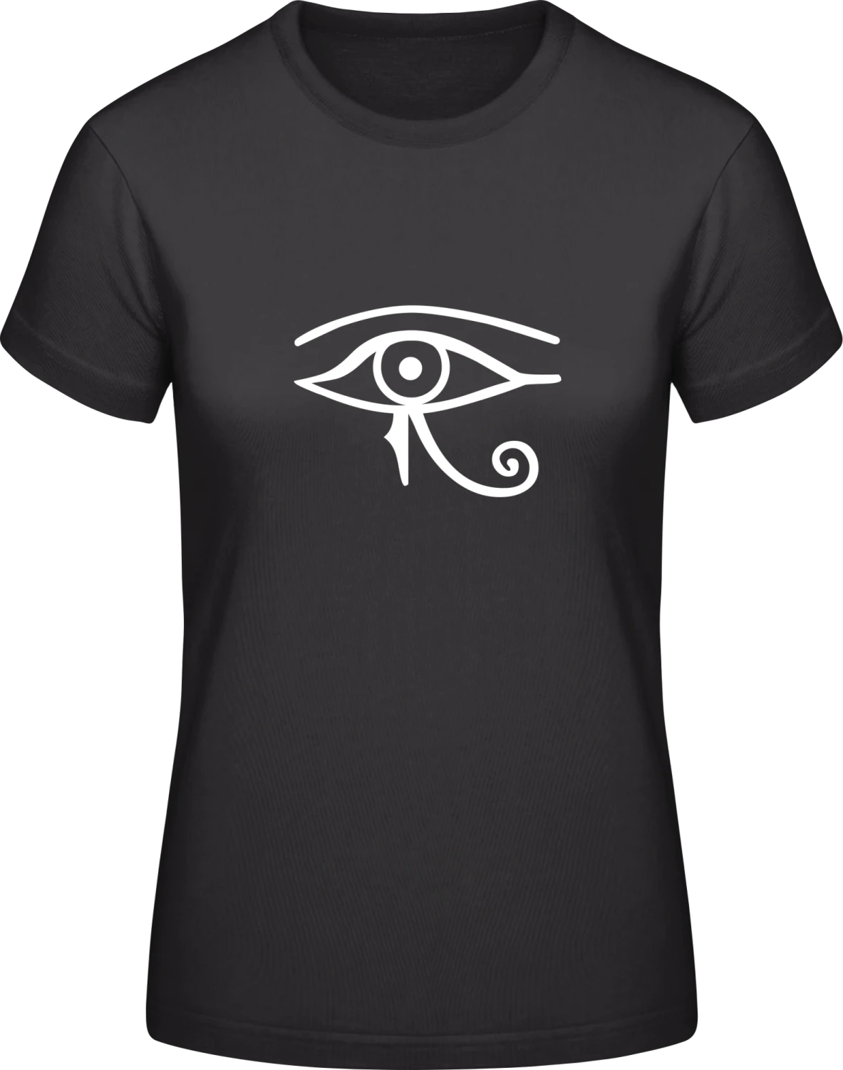 Eye of Horus - Black #E190 women T-Shirt - Front