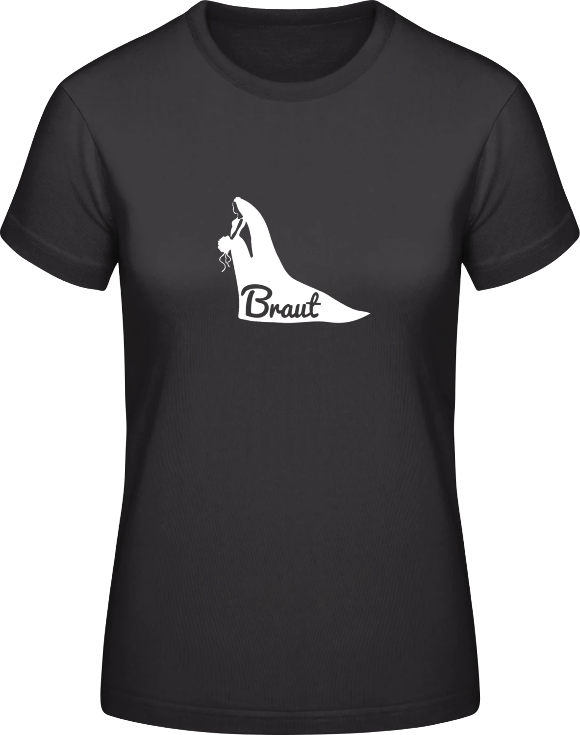 Braut Logo - Black #E190 women T-Shirt - Front