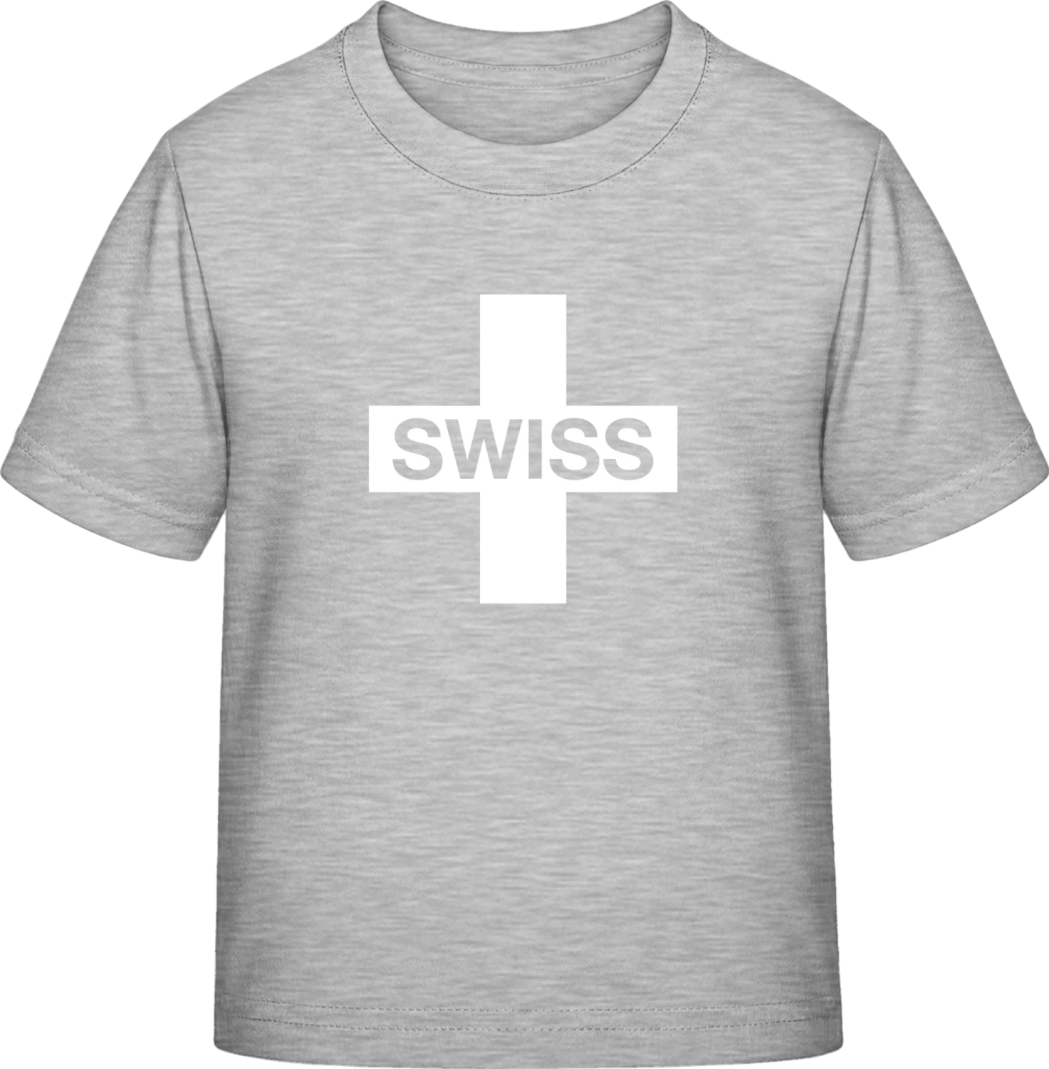 Switzerland Cross - Sky Grey Exact 190 Kids - Front