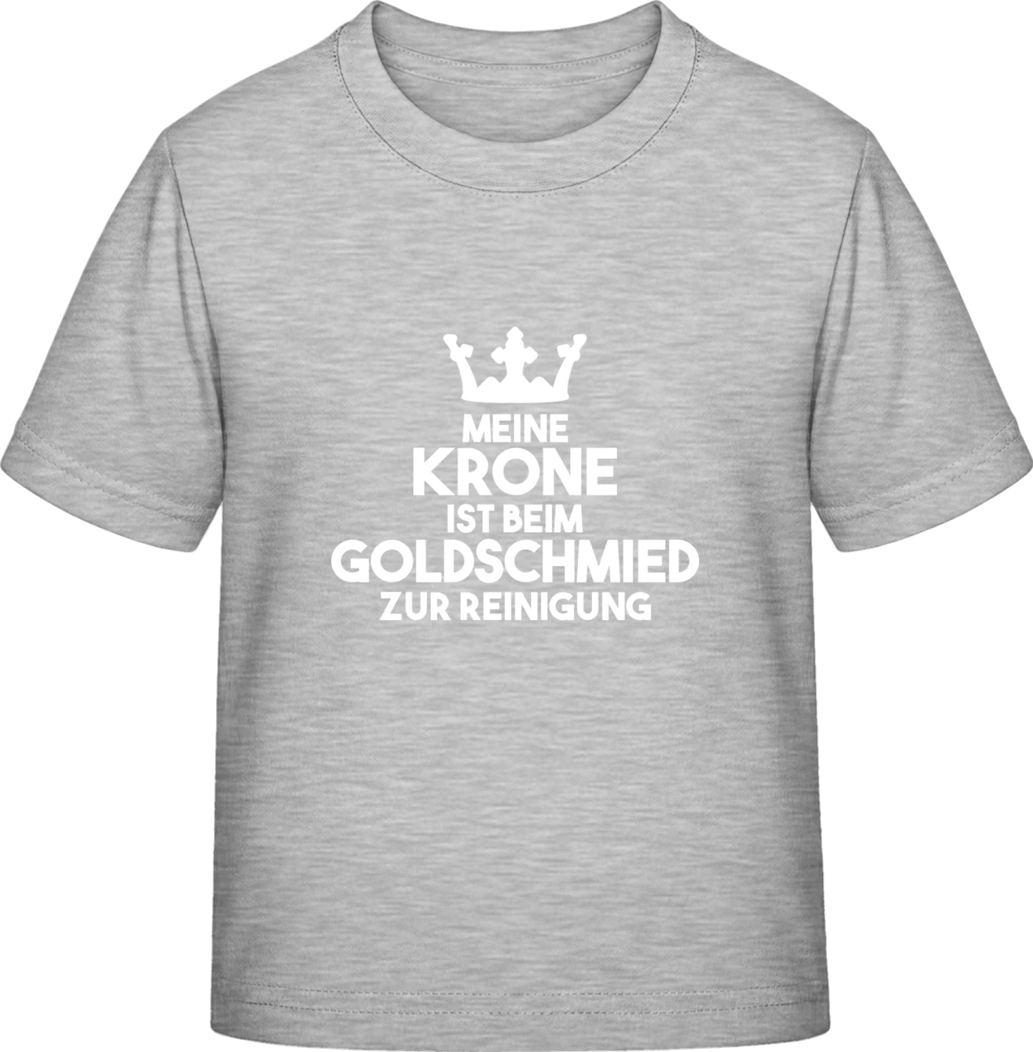 Meine Krone ist beim Goldschmied zur Reinigung - Sky Grey Exact 190 Kids - Front