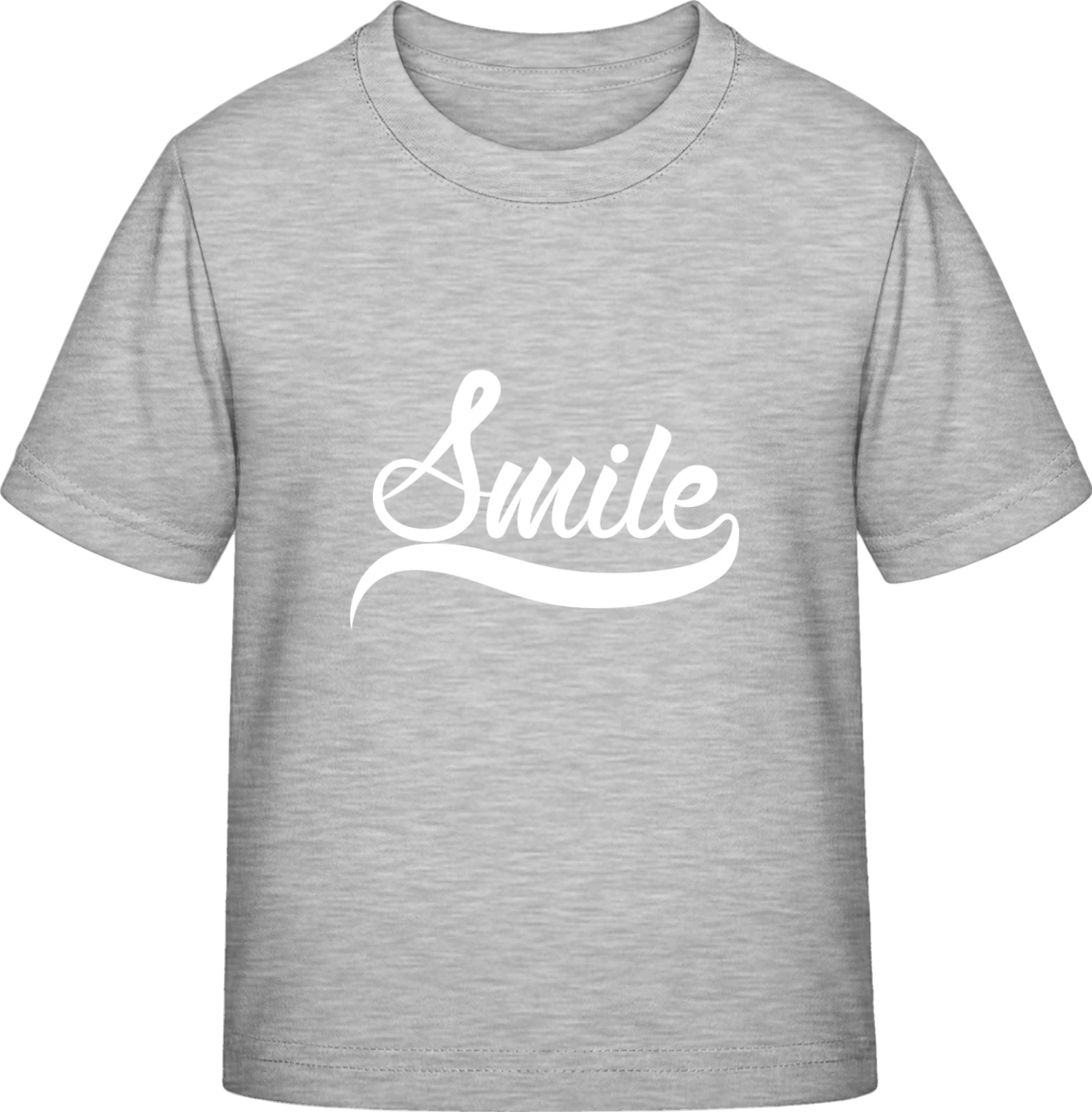 Smile Logo - Sky Grey Exact 190 Kids - Front