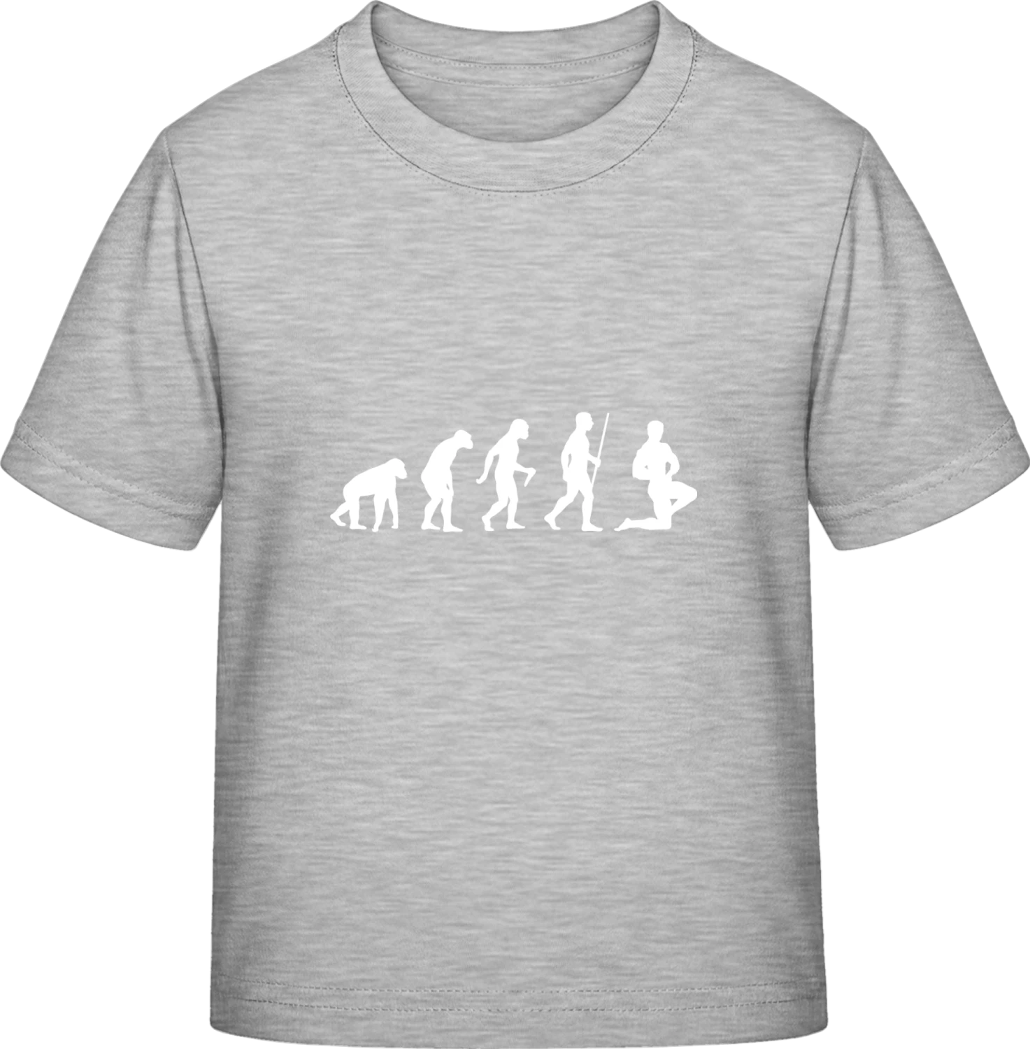 Body Building Evolution - Sky Grey Exact 190 Kids - Front