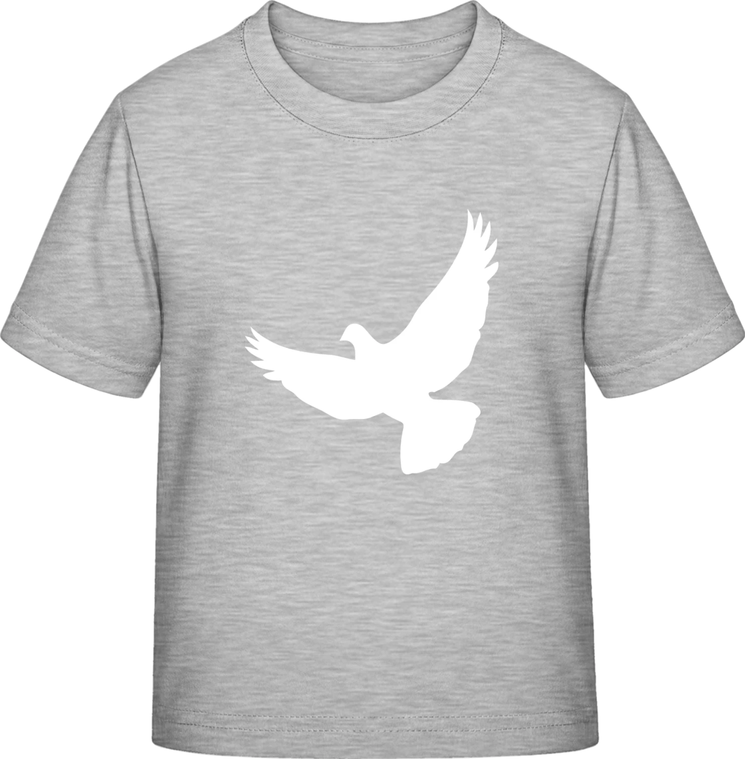 White Dove Icon - Sky Grey Exact 190 Kids - Front