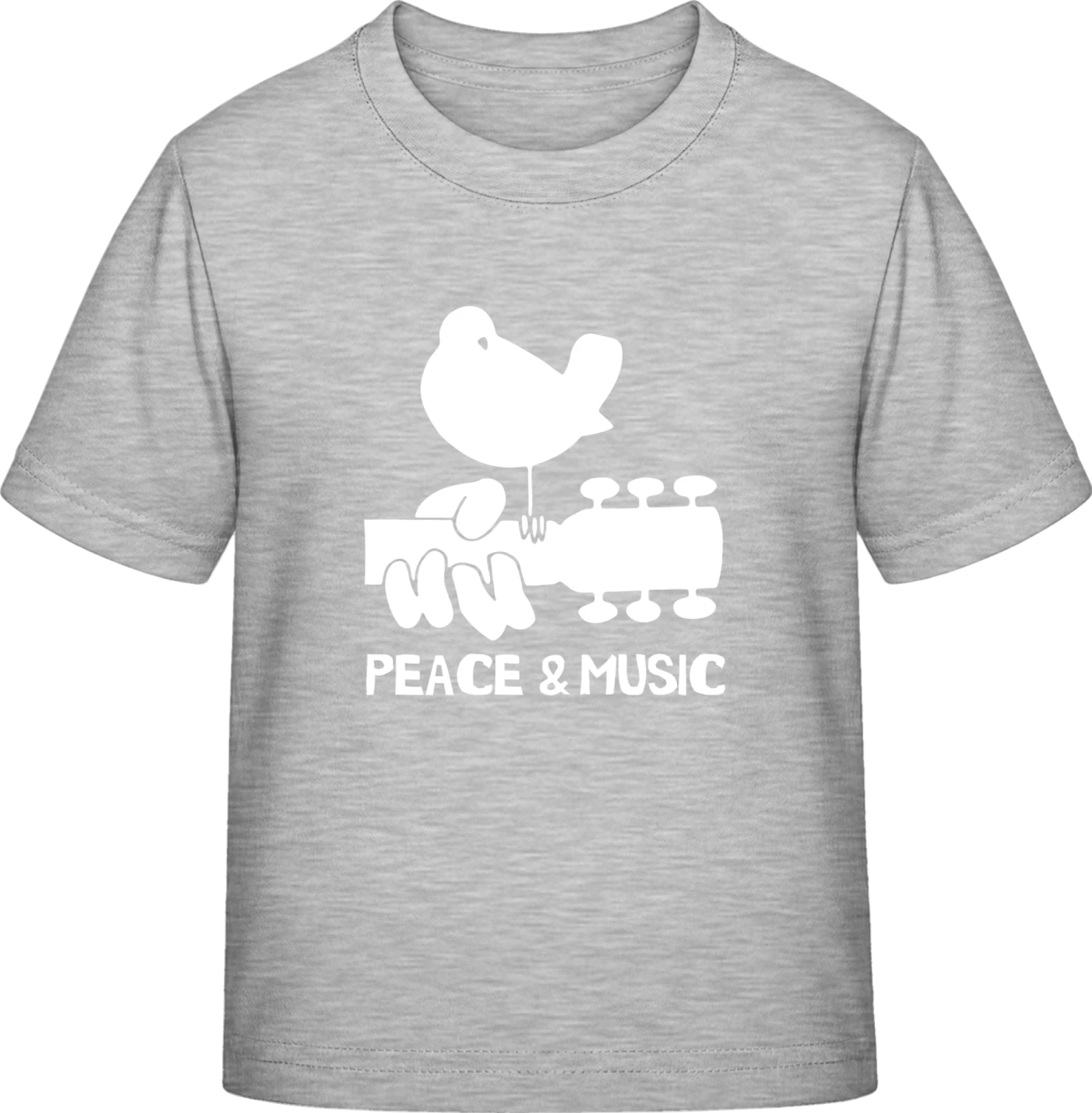 Peace And Music - Sky Grey Exact 190 Kids - Front