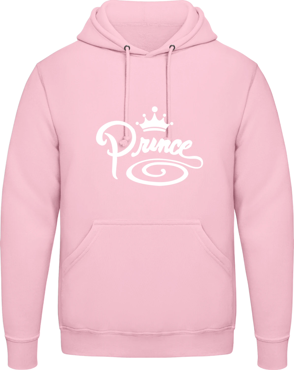 Prince - Baby pink AWDis man hoodie - Front