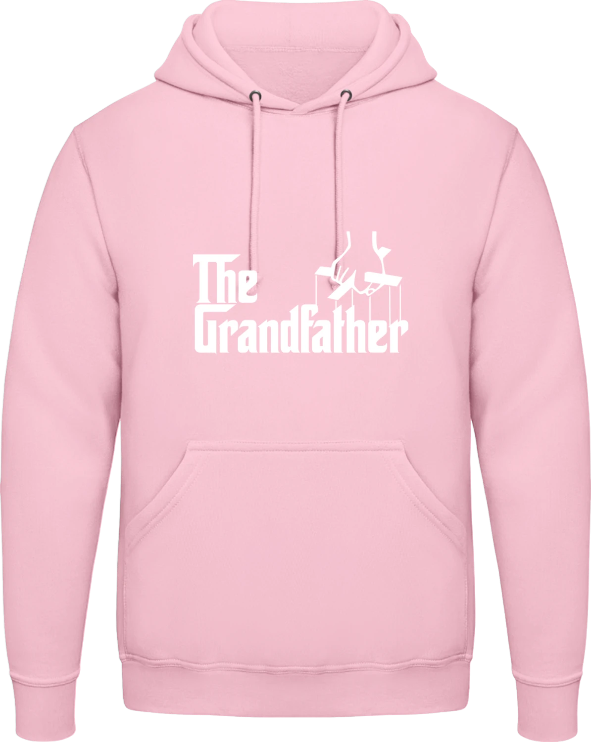 The Grandfather - Baby pink AWDis man hoodie - Front