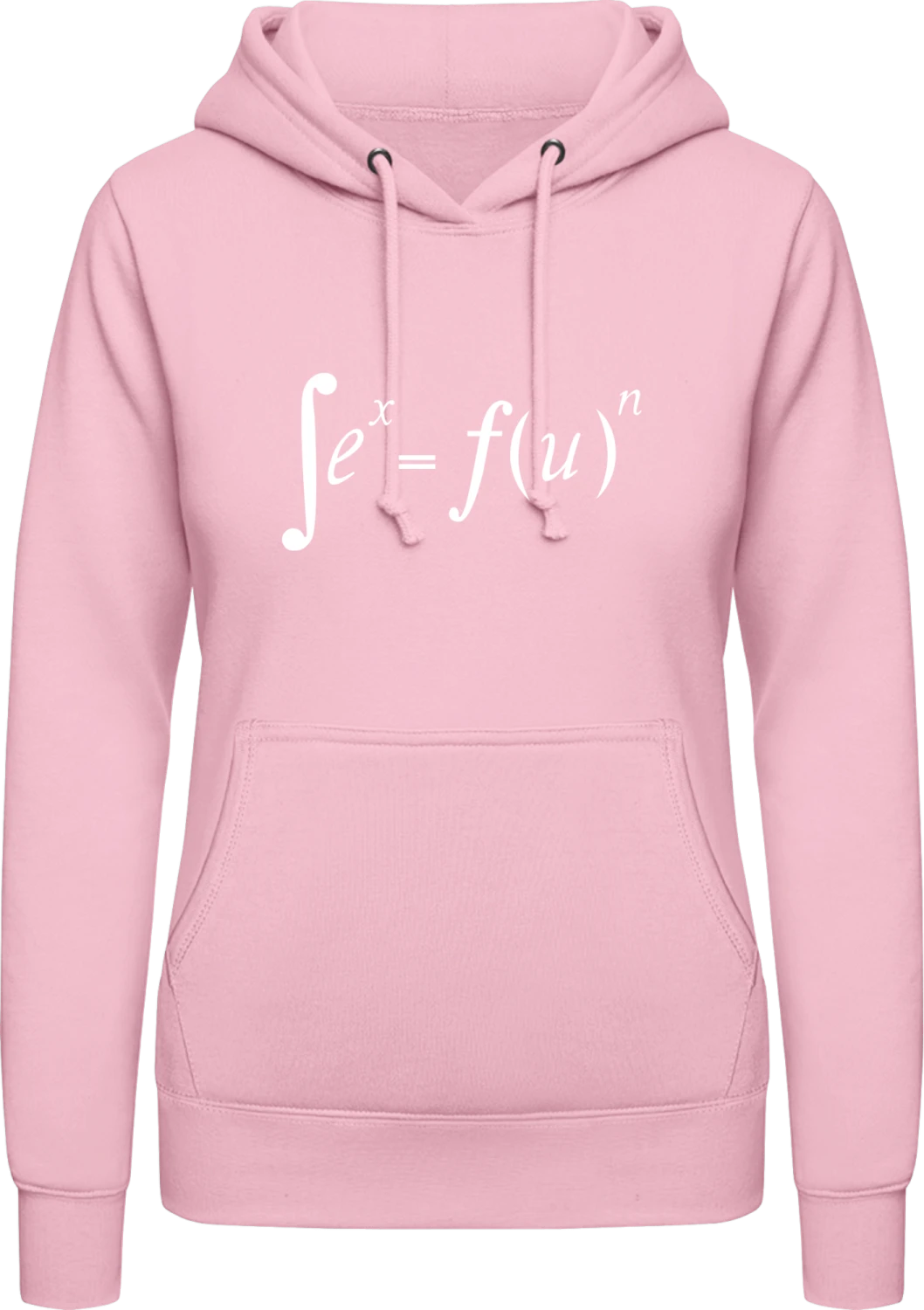 Sex Fun - Baby pink AWDis ladies hoodie - Front