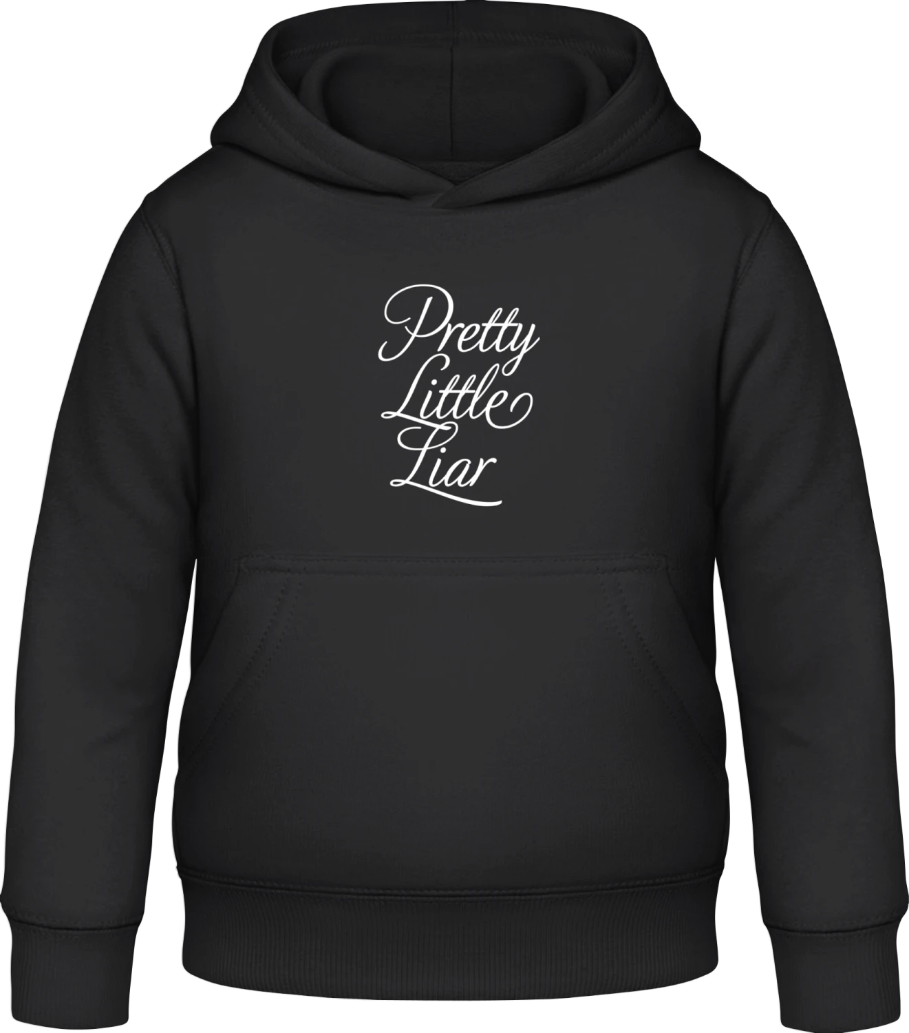 Pretty Little Liar - Black Awdis Hoodie Kids - Front