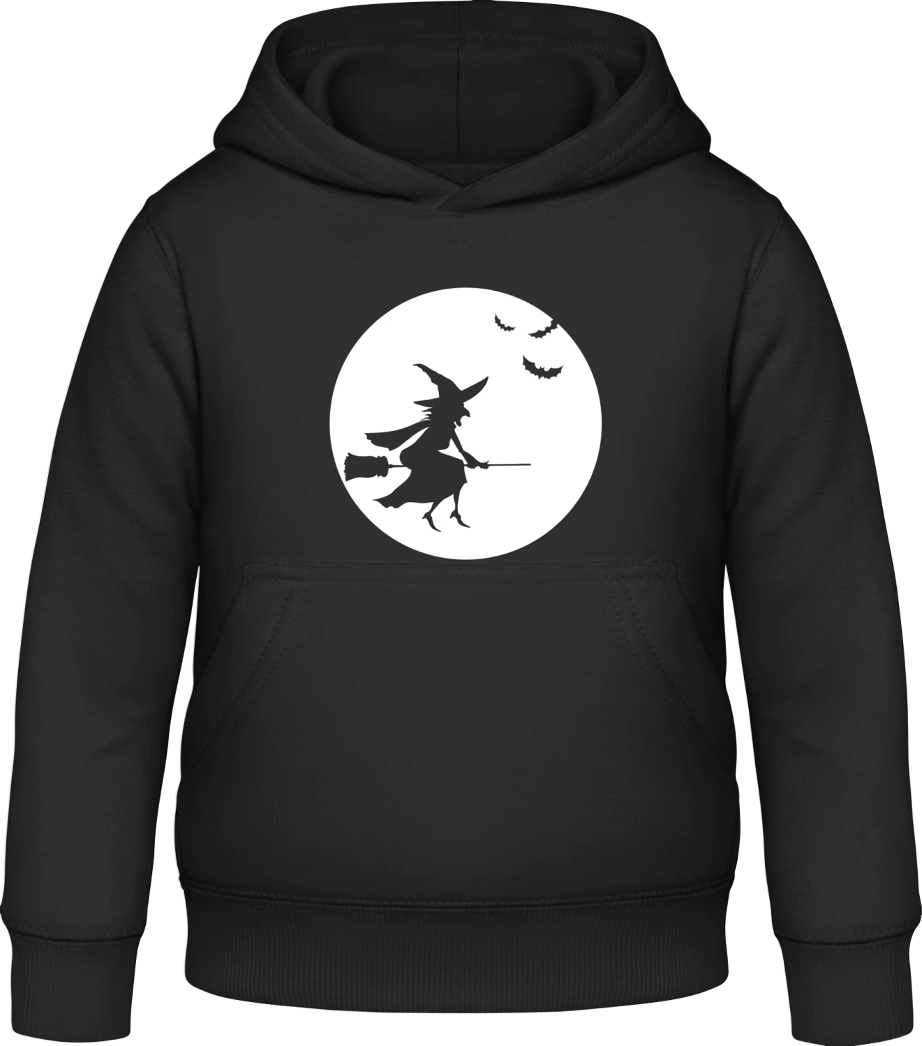 Witch - Black Awdis Hoodie Kids - Front