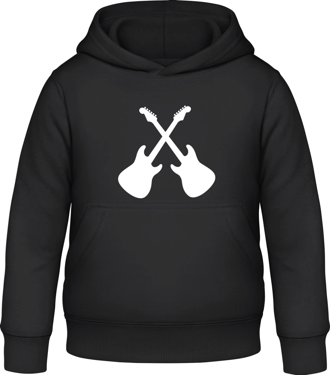 Cross Guitars - Black Awdis Hoodie Kids - Front