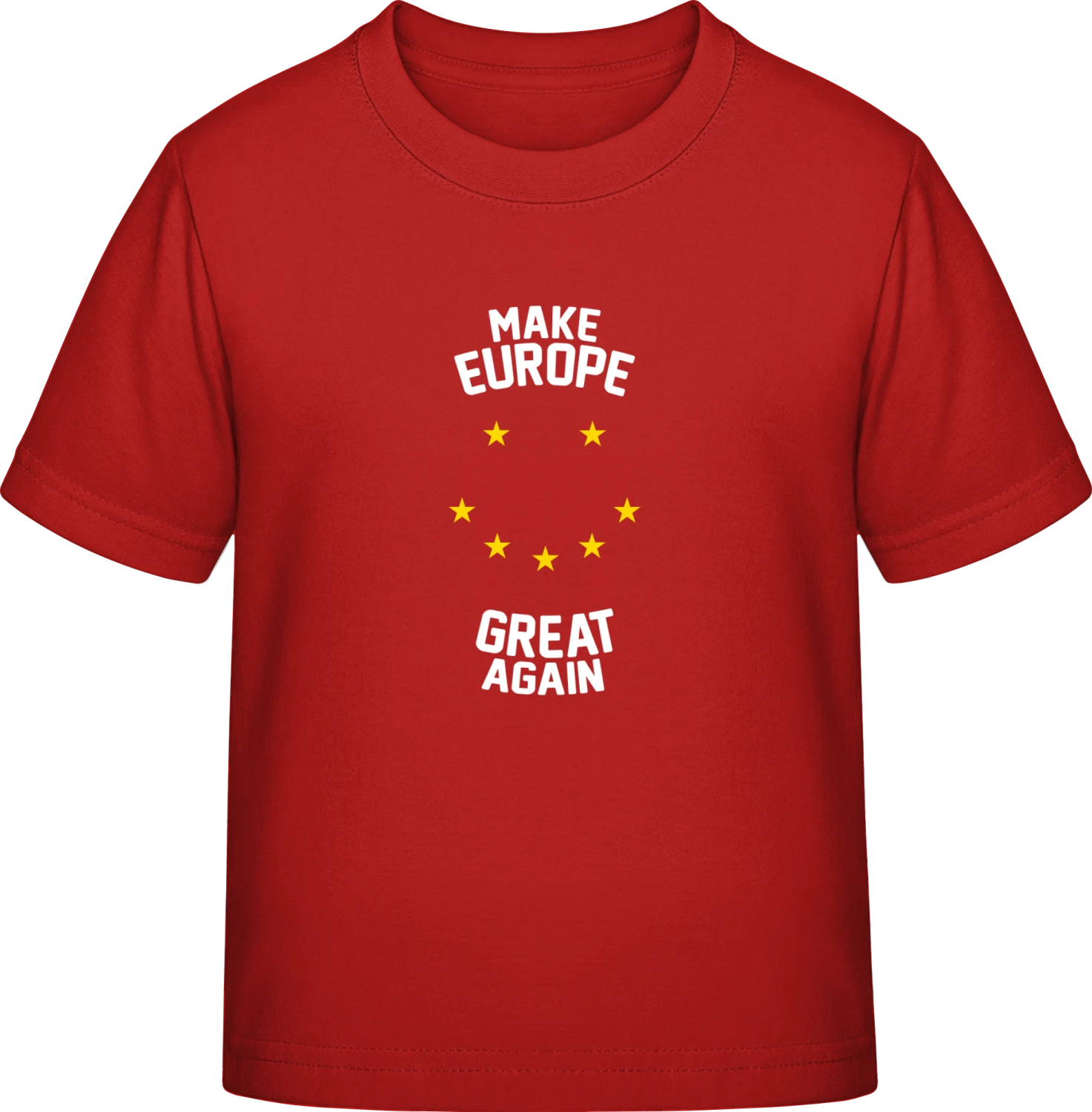 Make Europe Great Again - Red Exact 190 Kids - Front