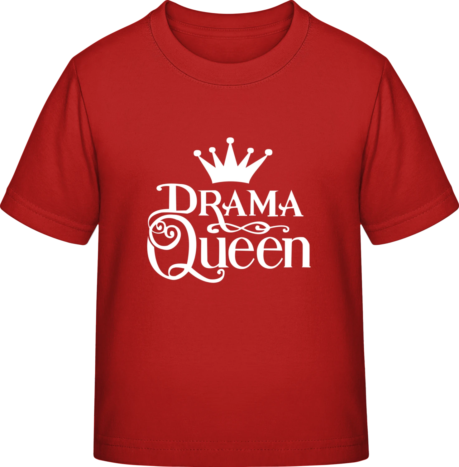 Drama Queen - Red Exact 190 Kids - Front