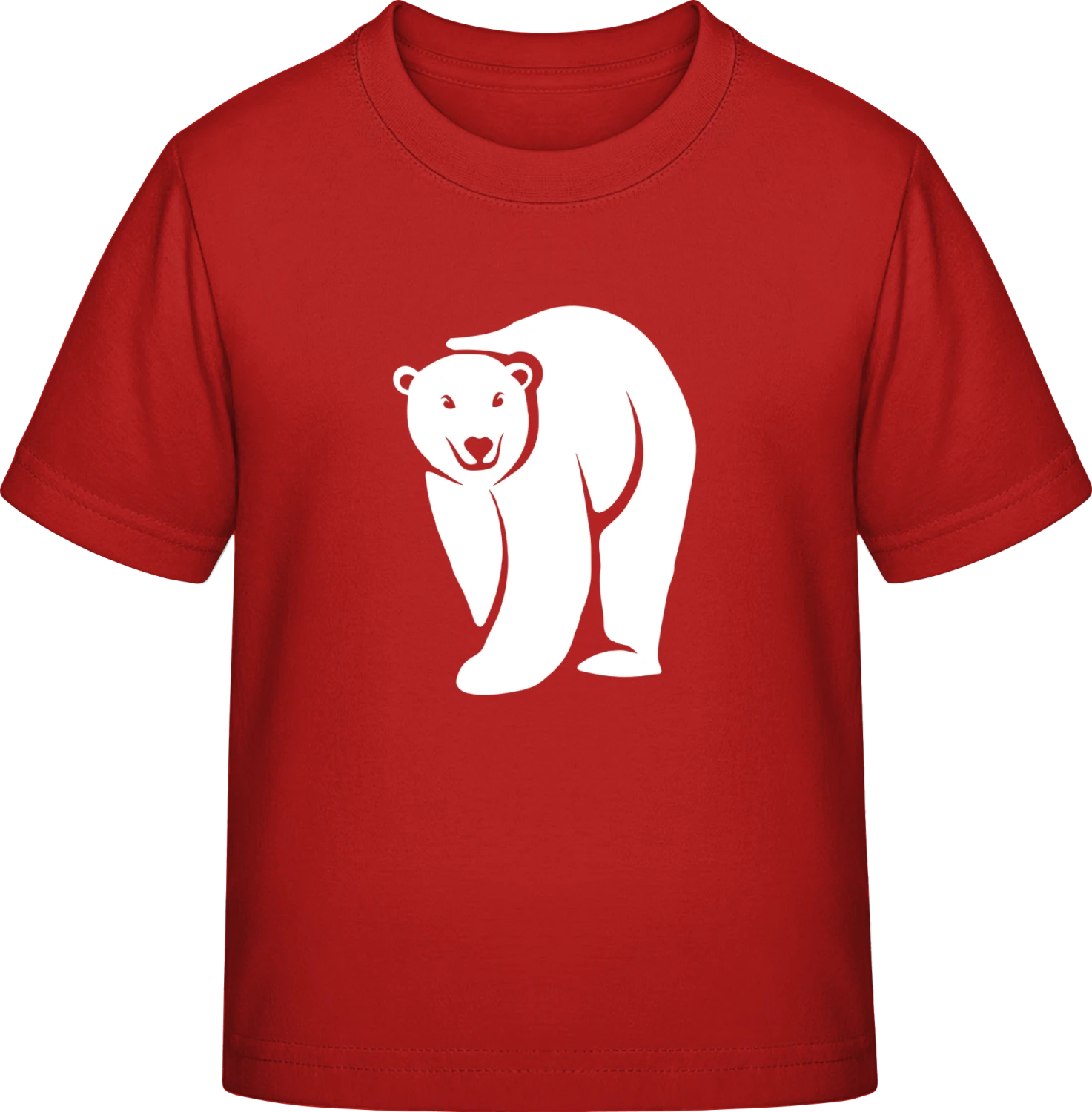 Polar Bear - Red Exact 190 Kids - Front