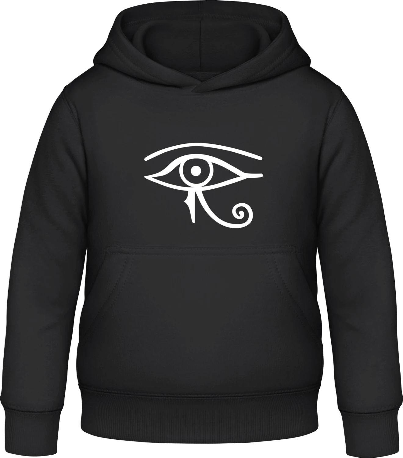 Eye of Horus - Black Awdis Hoodie Kids - Front