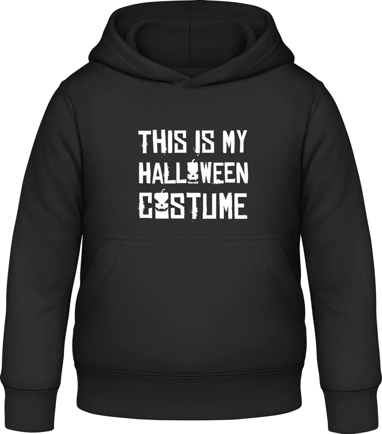 This is my Halloween Costume - Black Awdis Hoodie Kids - Front