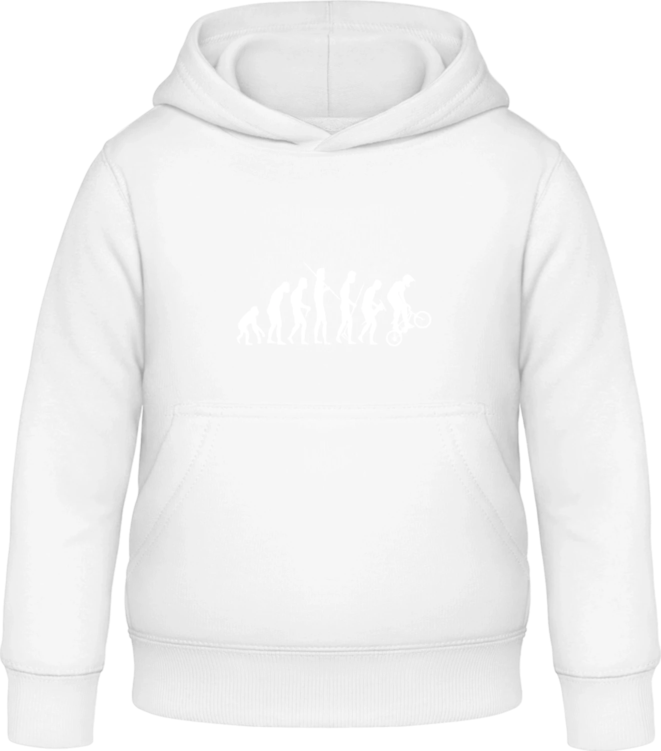 BMX Evolution - Arctic white Awdis Hoodie Kids - Front