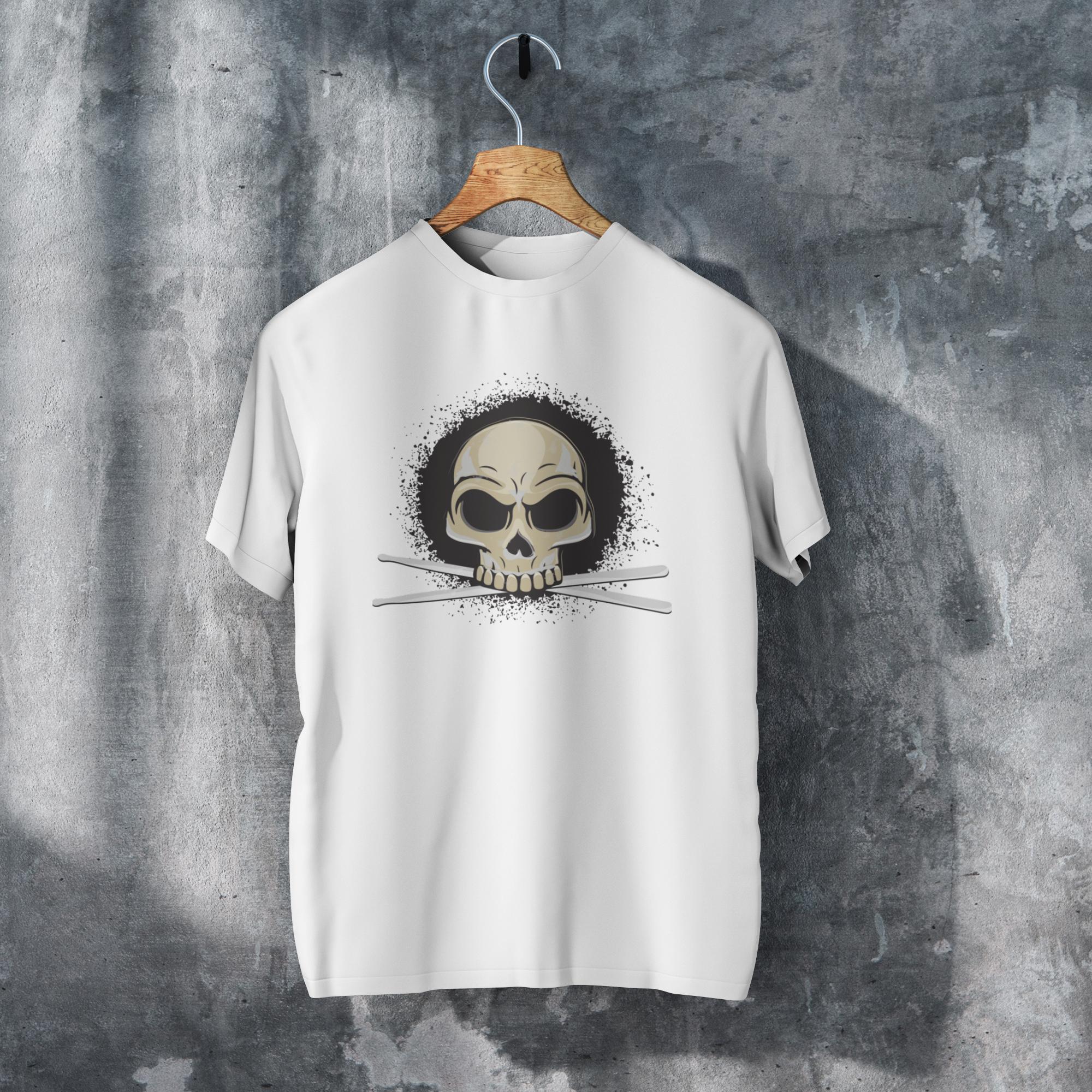 Drummer Skull With Drum Sticks - 1713376056042 23