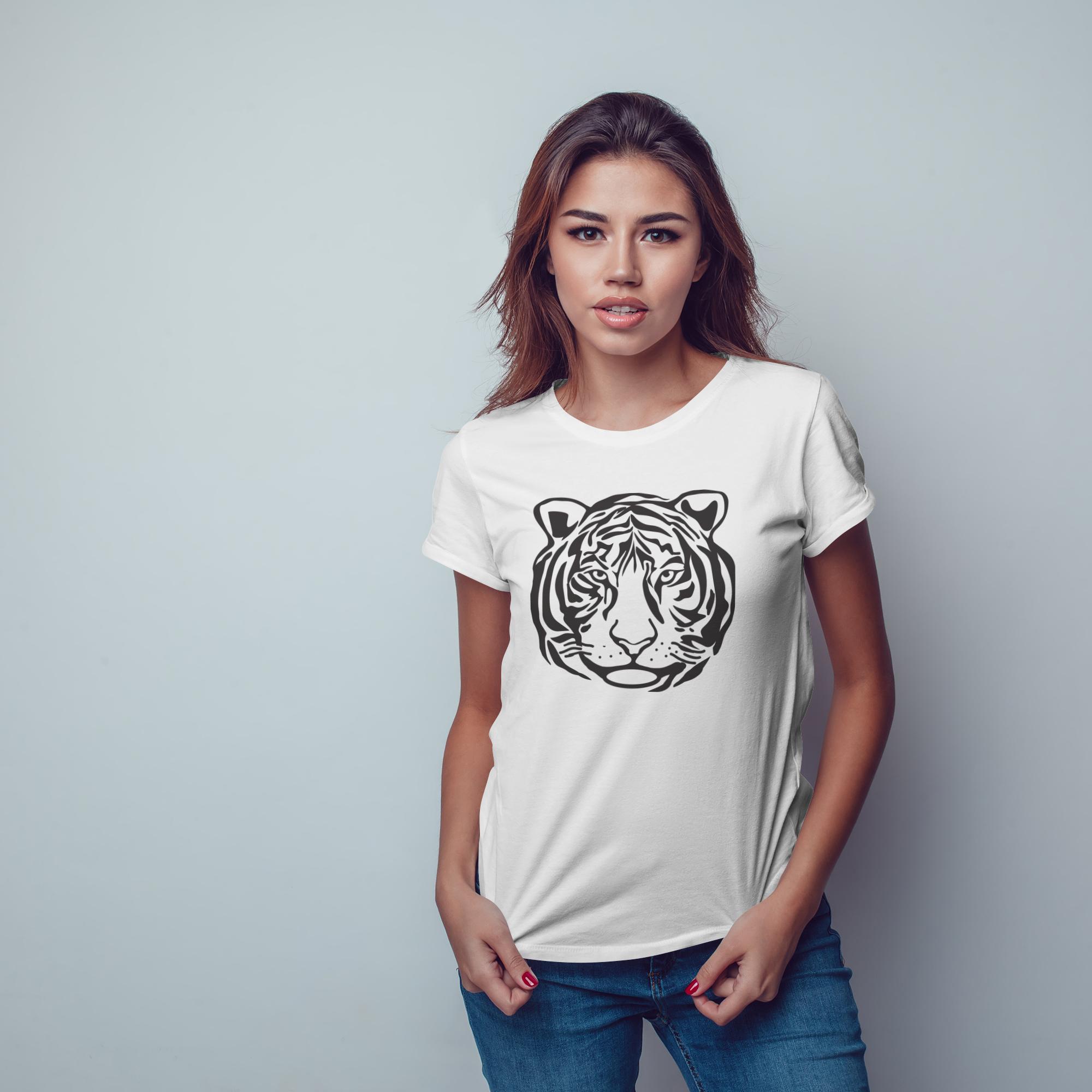 Tiger Face Outline - 1713375649270 5