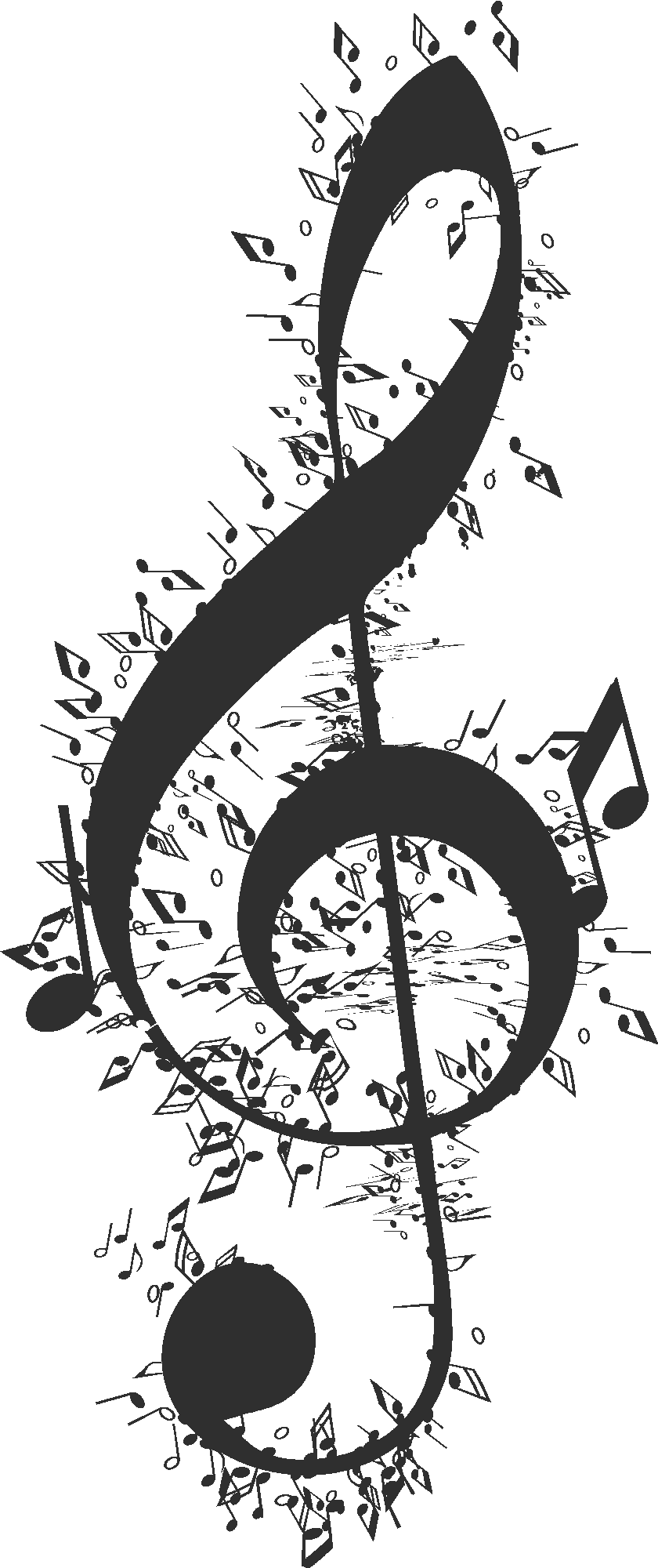 Stylish Music Note