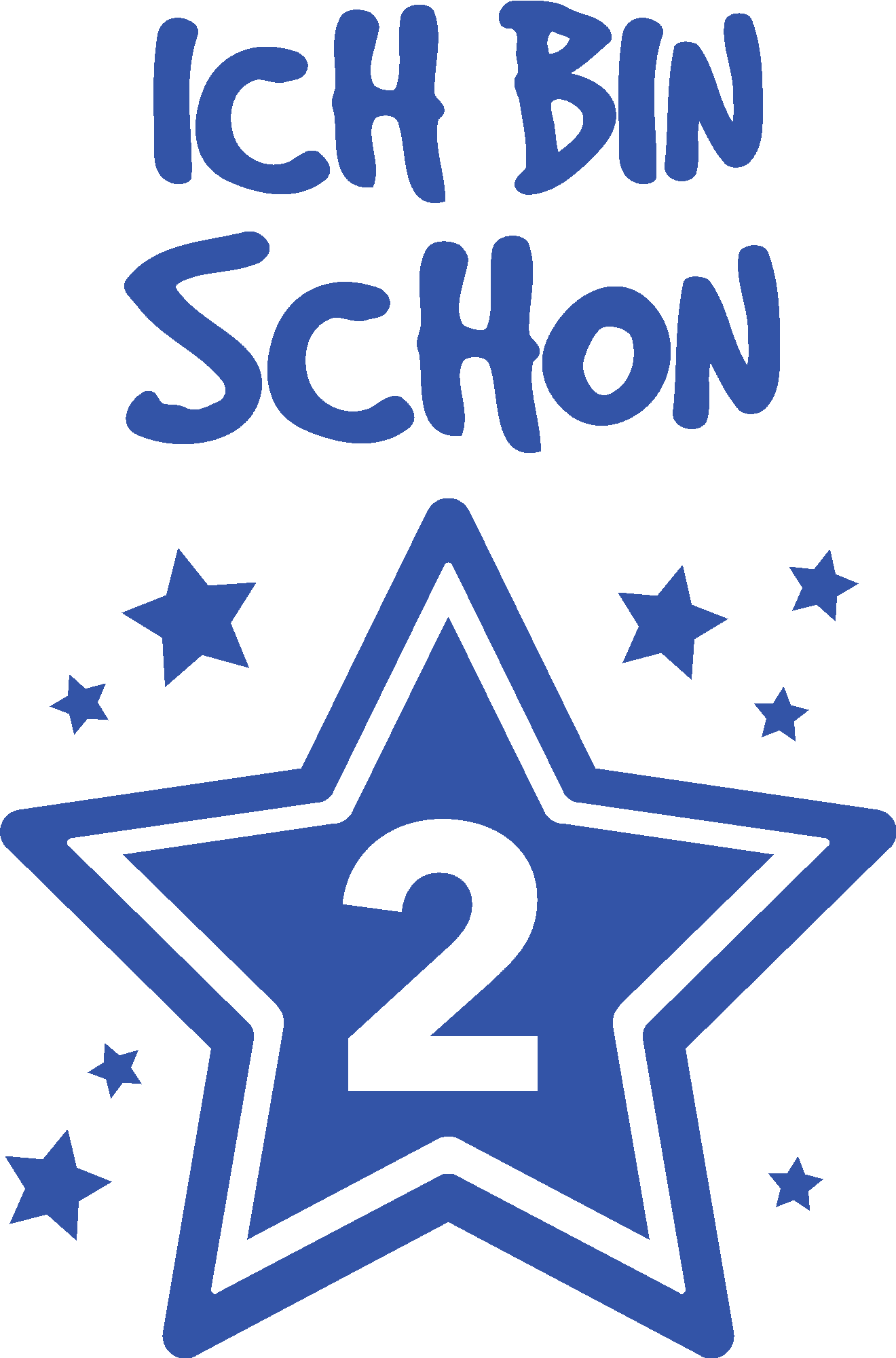 Ich bin schon zwei