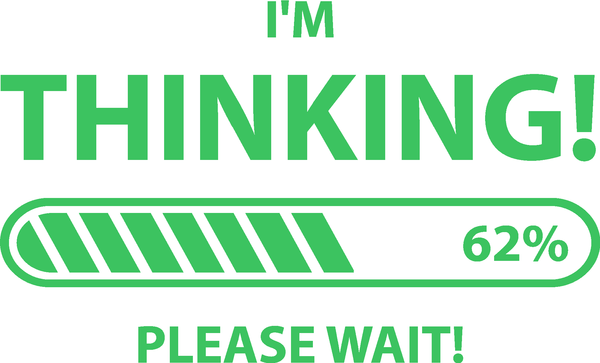 I'm Thinking Please Wait