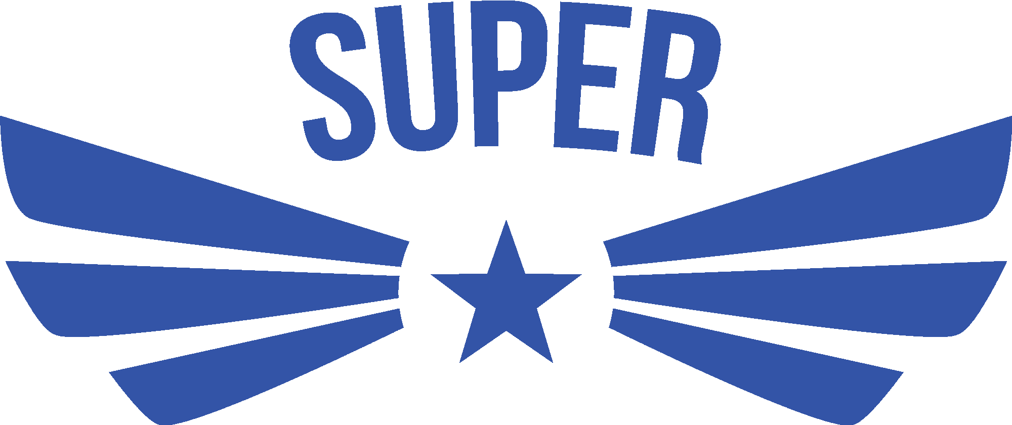 Winged Super + YOUR TEXT