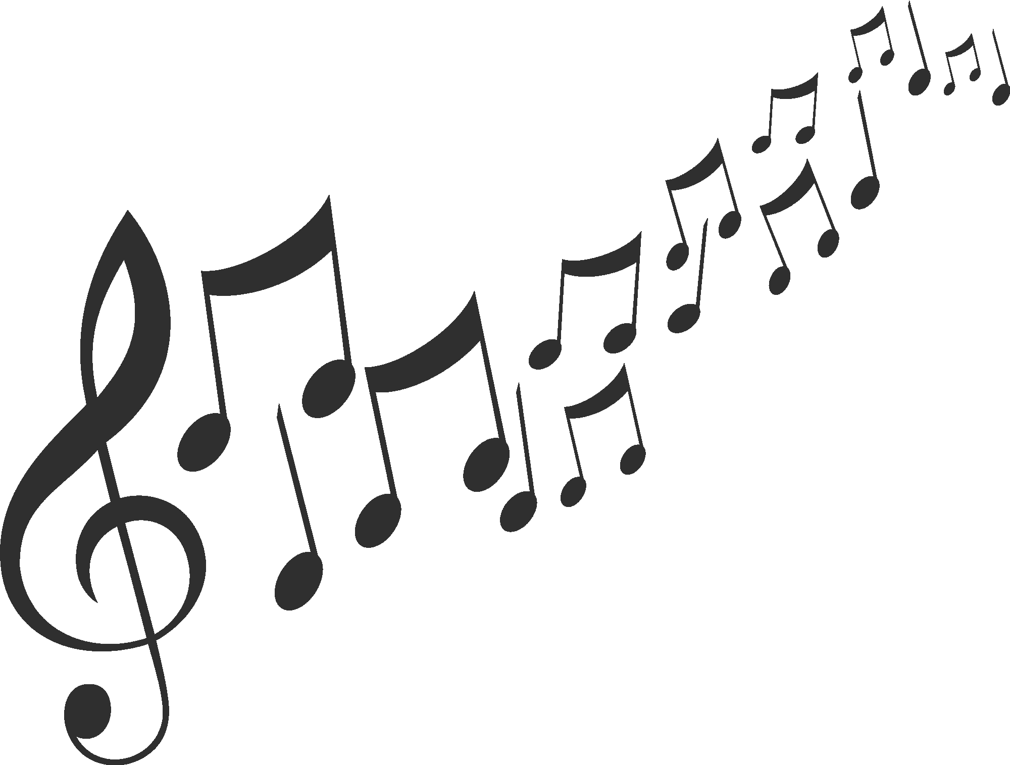 Dancing Music Notes
