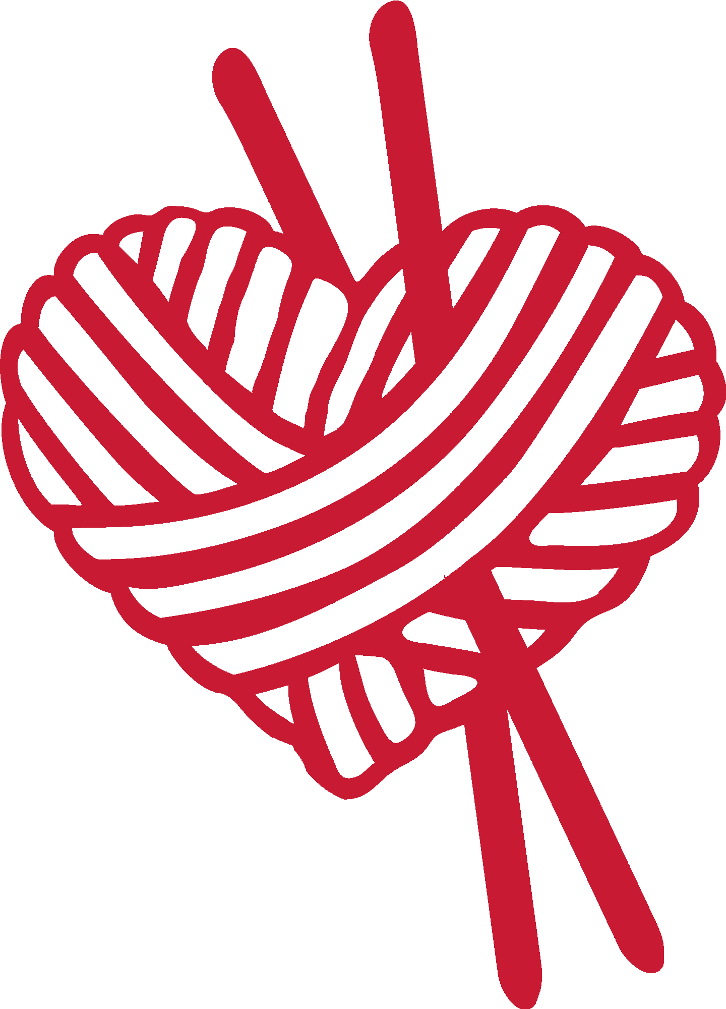 Knitting Heart