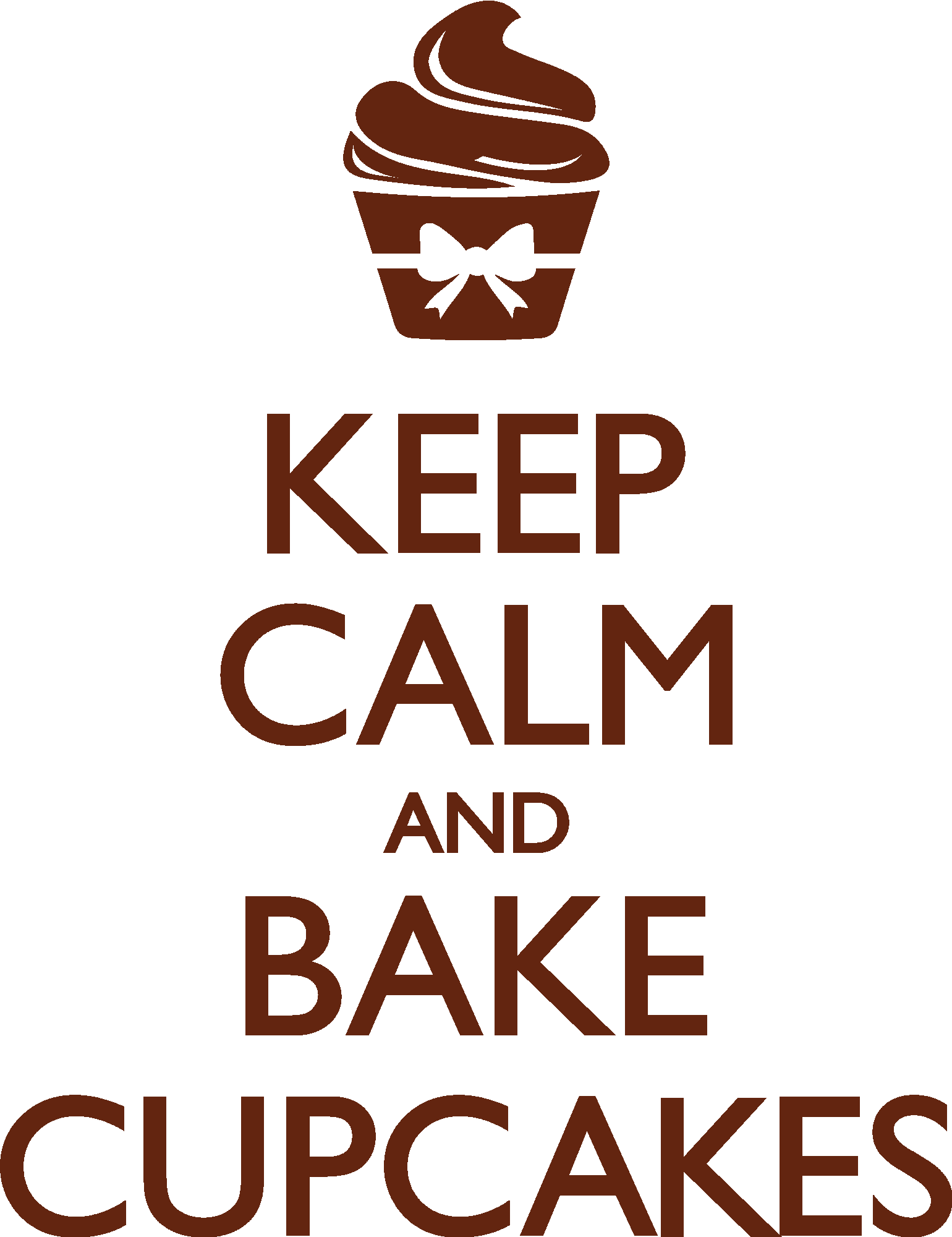 Keep Calm And Bake Cupcakes