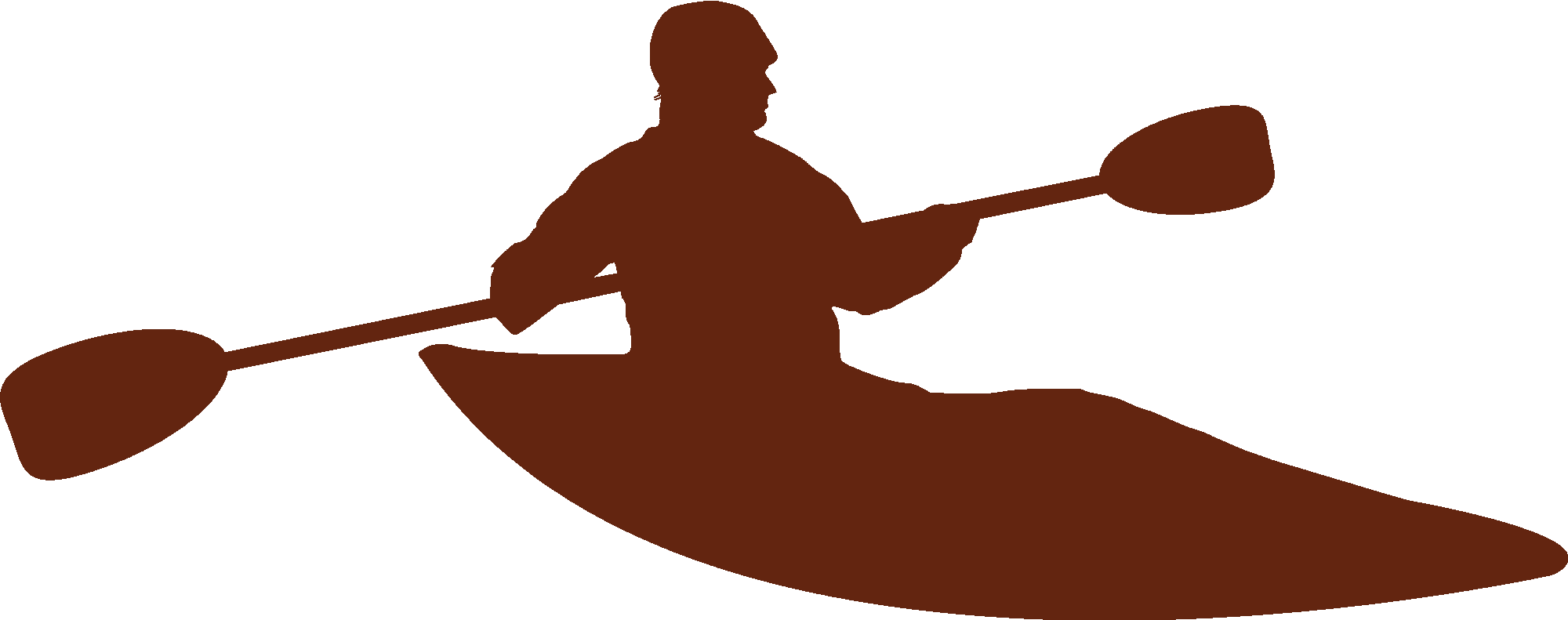Kayaker Silhouette