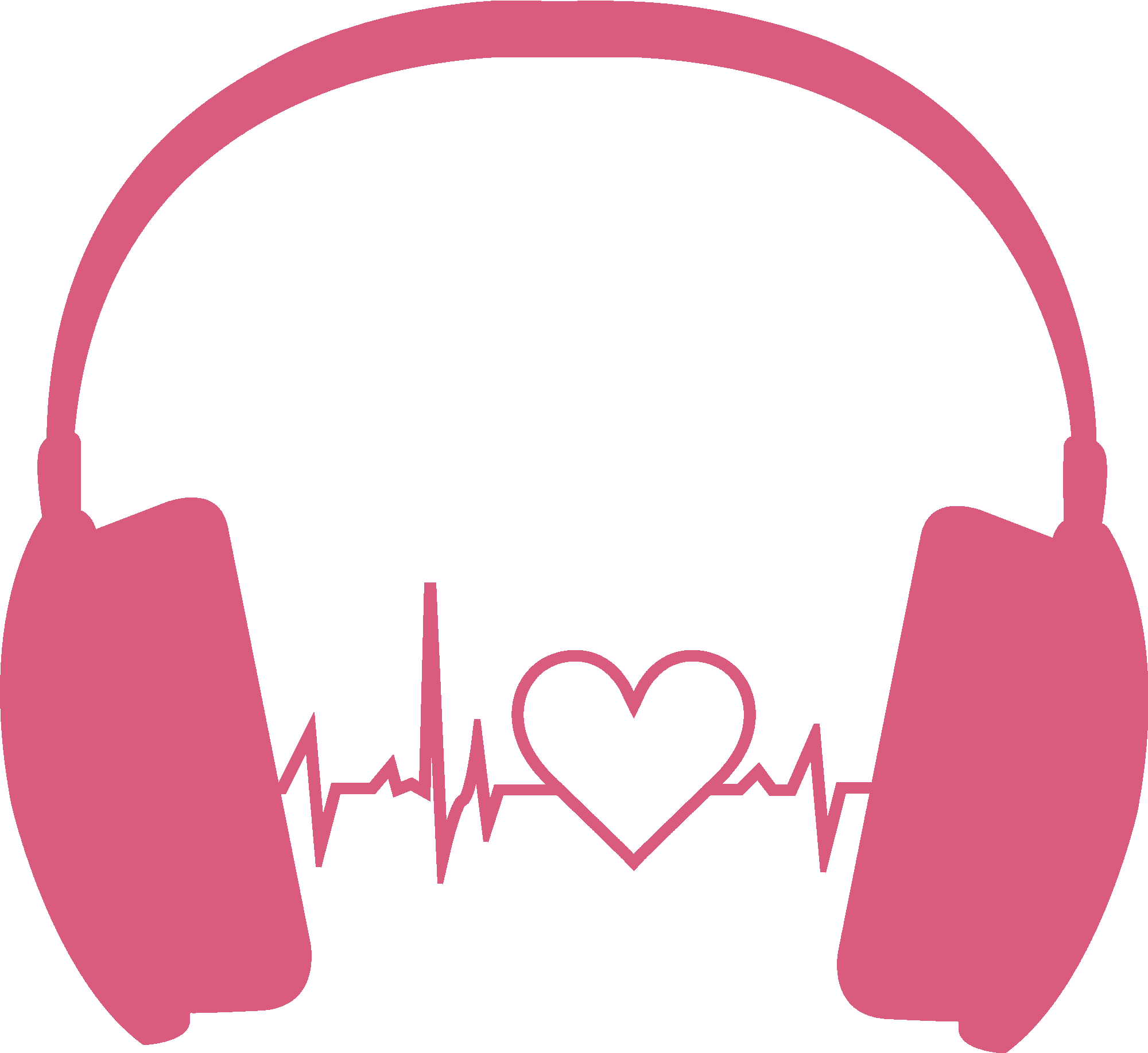Headphone Beat and Heart