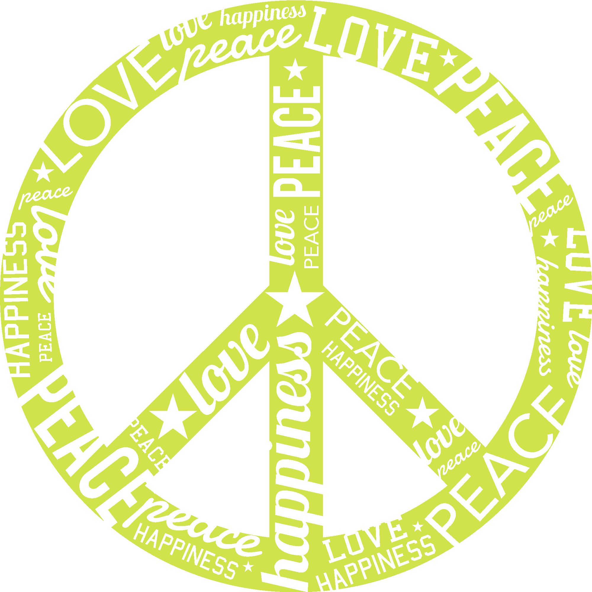 Peace Sign Typo