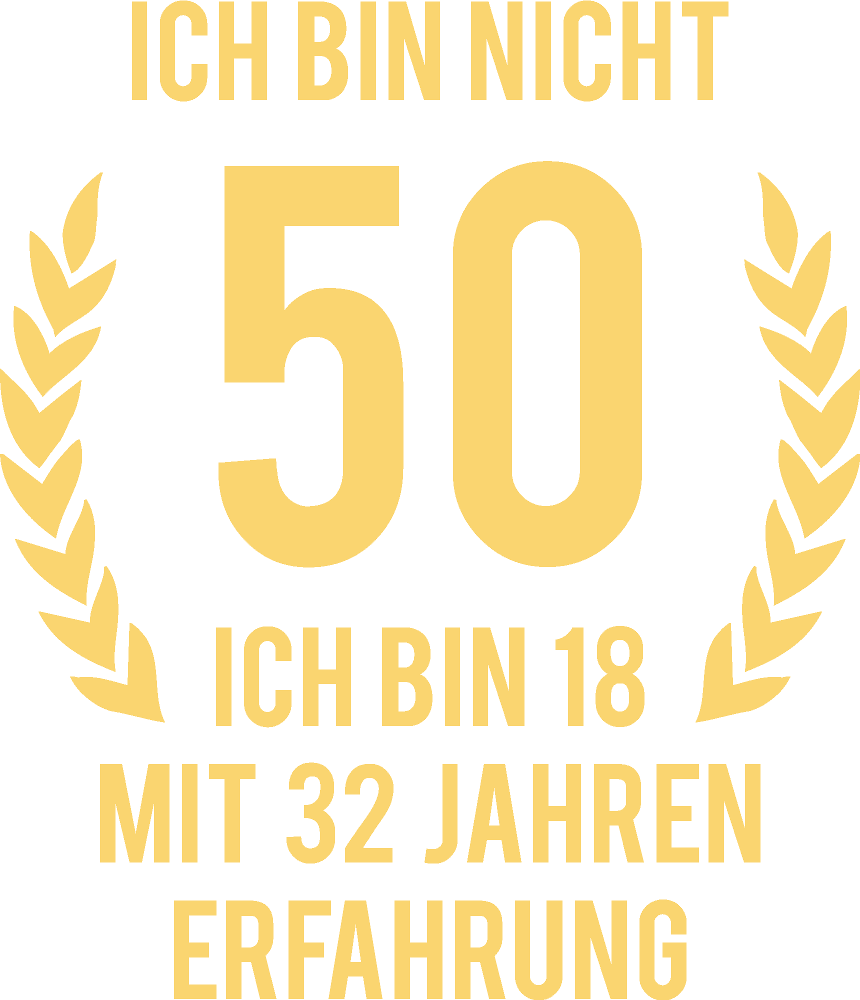 Ich bin nicht 50 ich bin 18