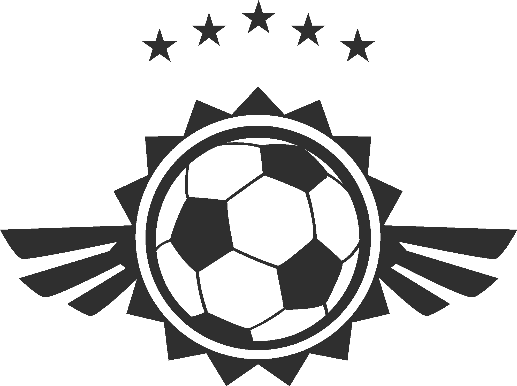 Football Logo Winged