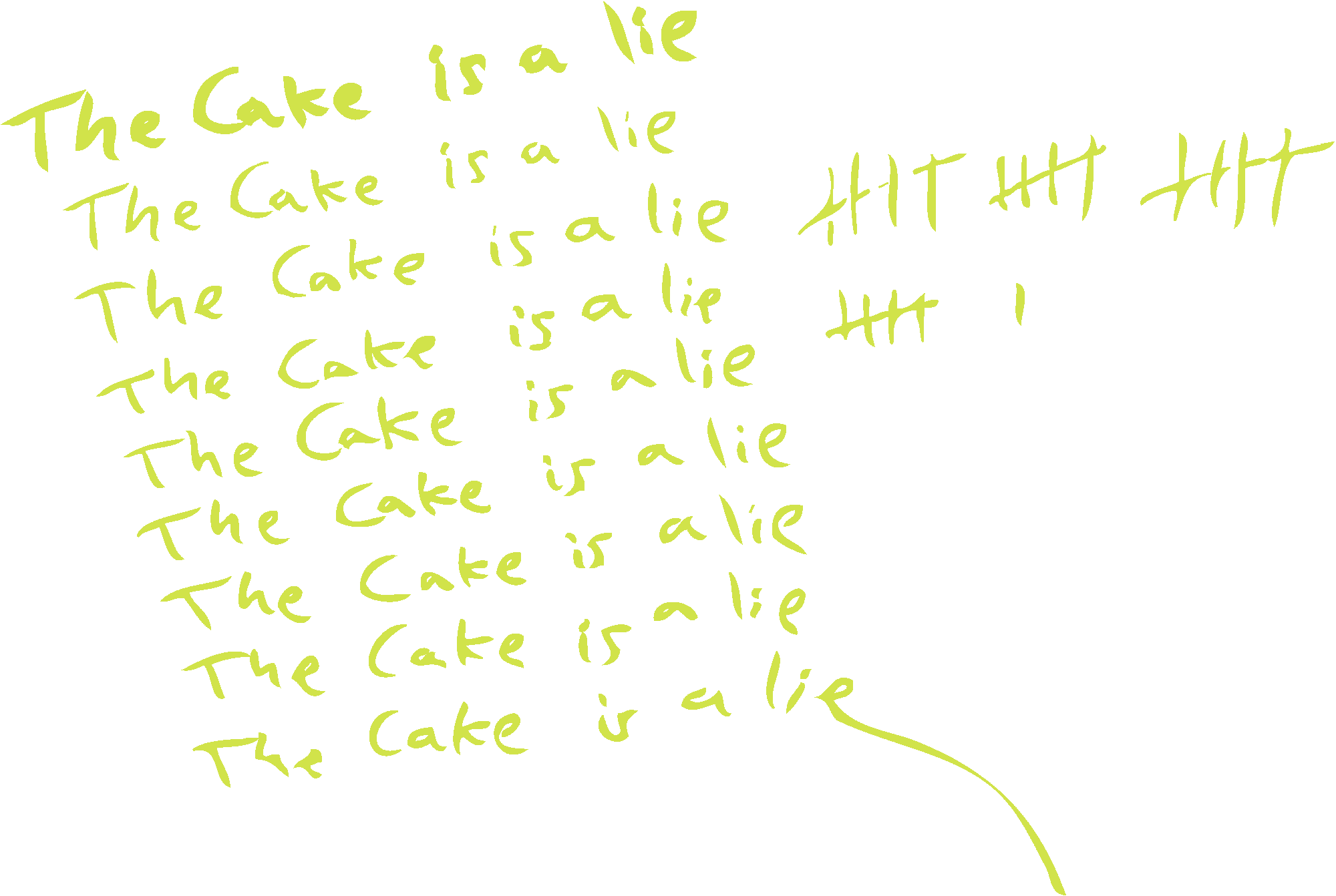 The Cake Is A Lie