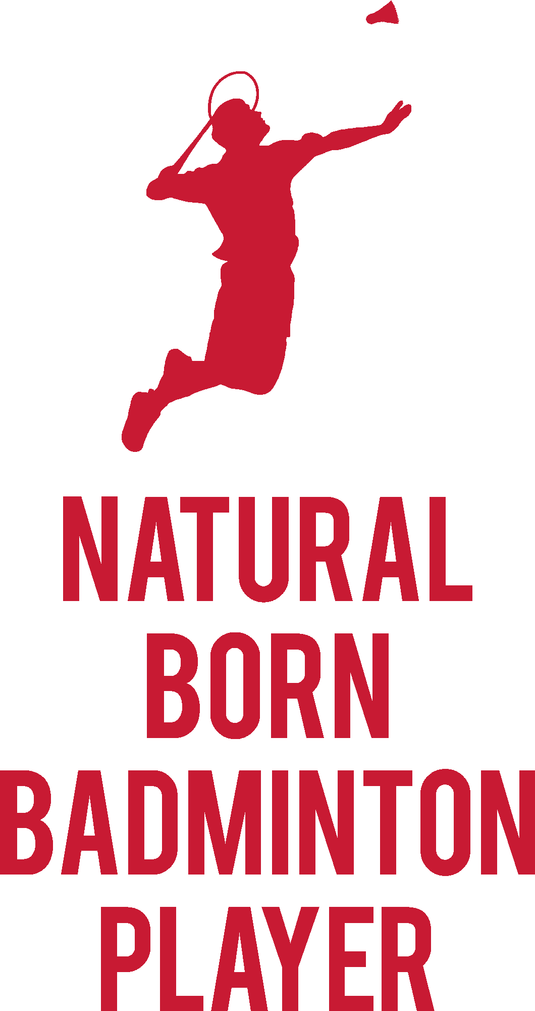 Natural Born Badminton Player