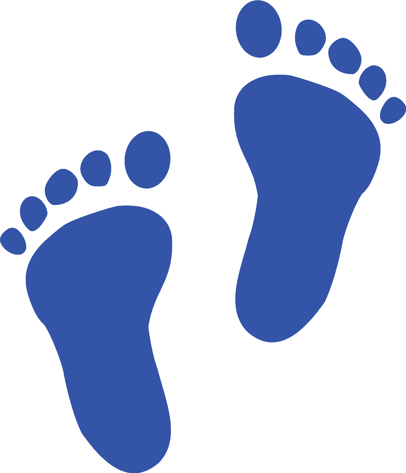 Feet Silhouette