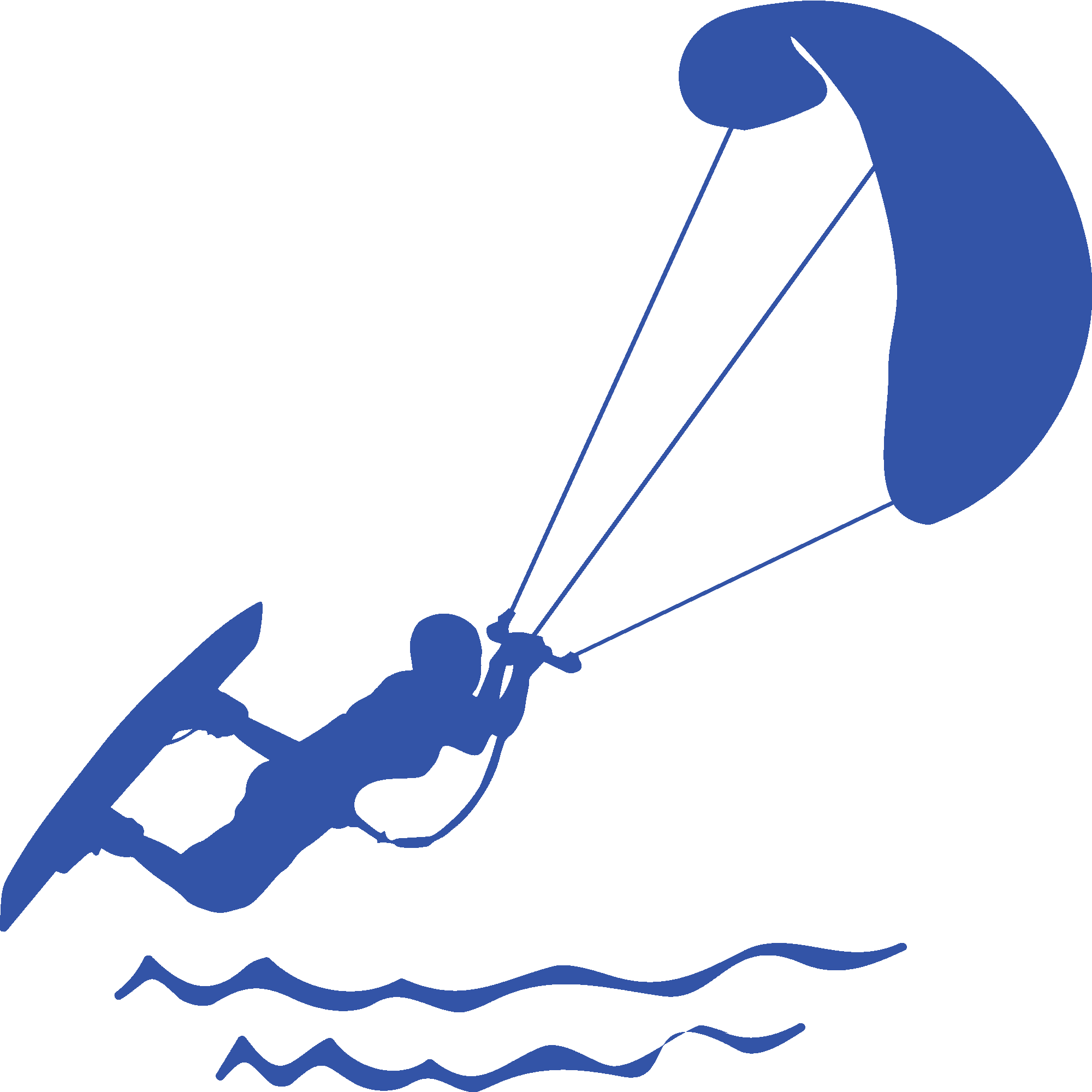 Kitesurfer Silhouette
