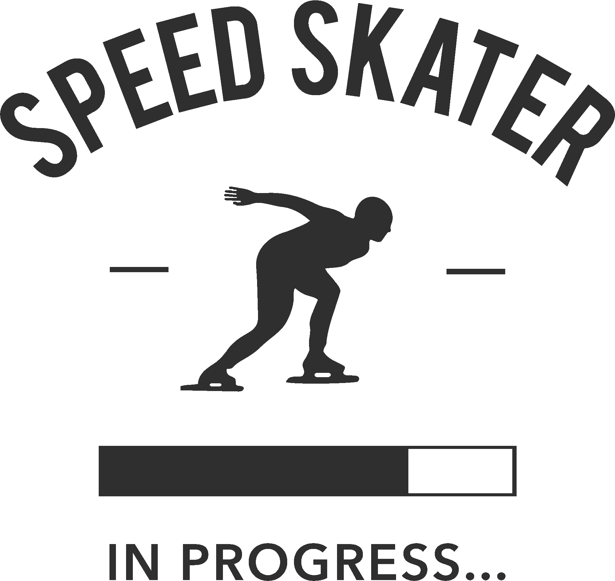 Speed Skater in Progress